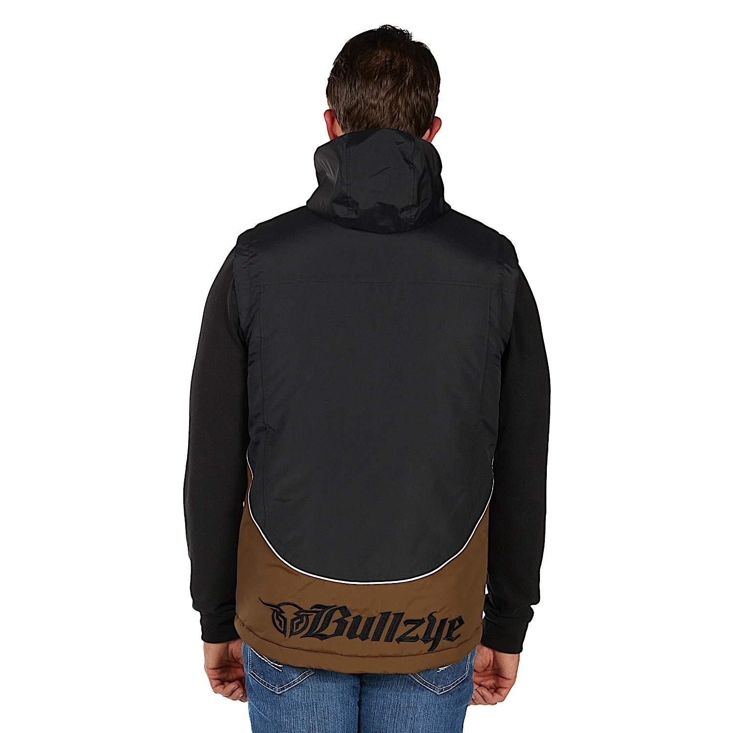 Bullzye Men's Bazooka Vest - Black/Dark Tan - Image 3
