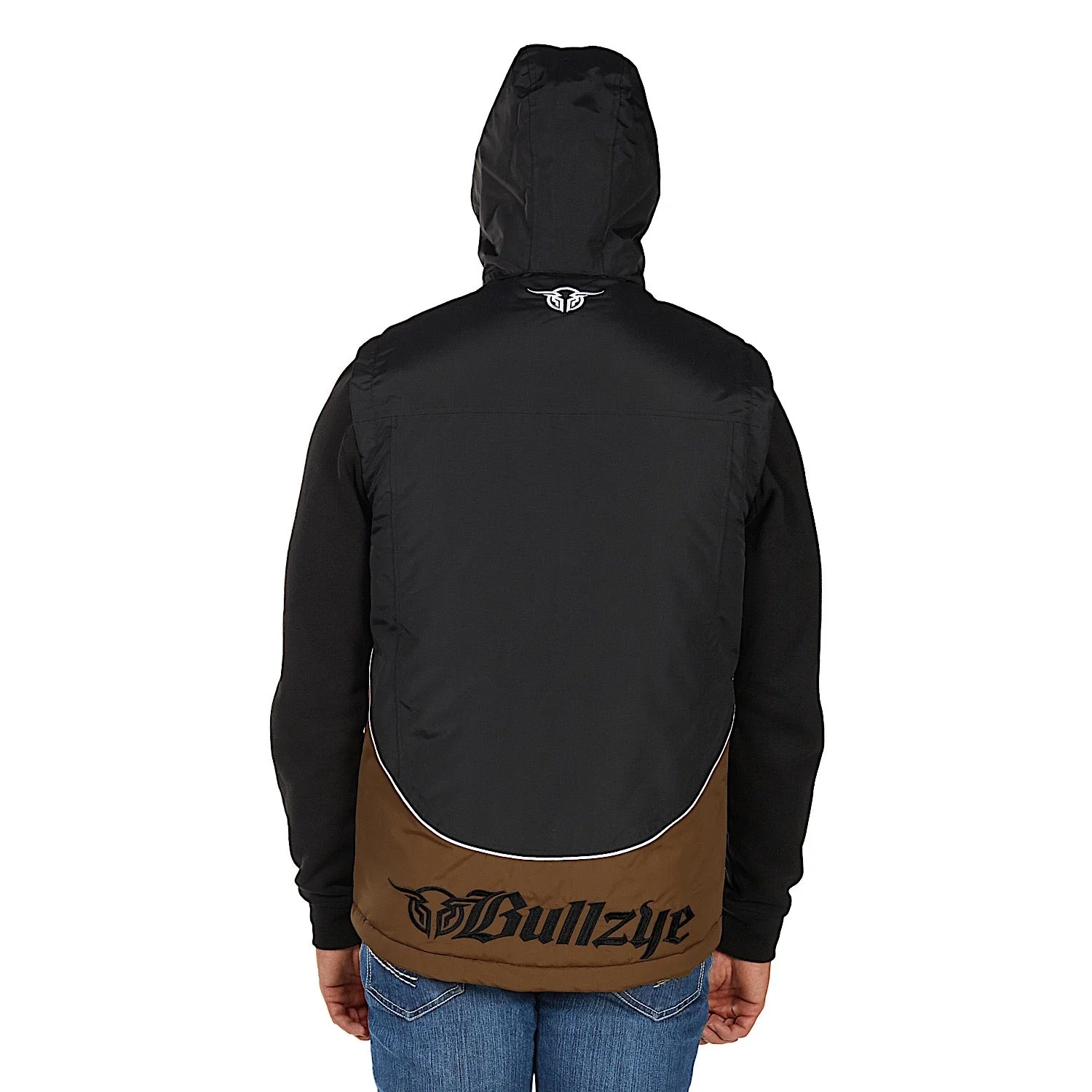 Bullzye Men's Bazooka Vest - Black/Dark Tan - Image 4
