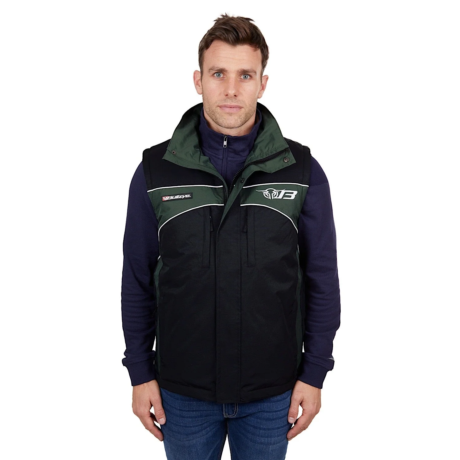 Bullzye Men's Bazooka Vest - Black/Green