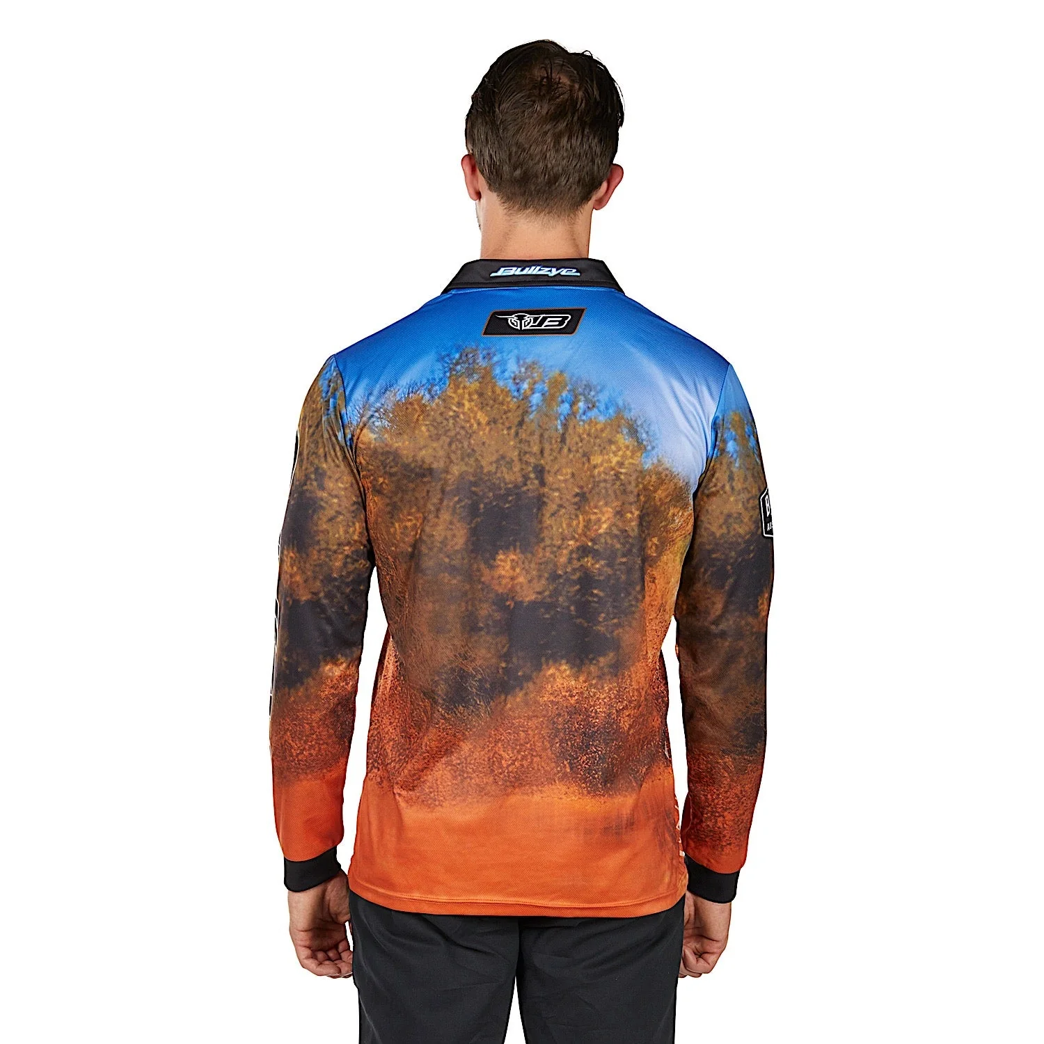Bullzye Men's Blazing Long Sleeve T Shirt - Multi - Image 5