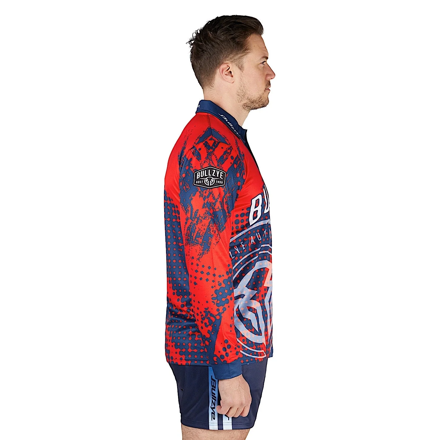 Bullzye Men's Bullzye Long Sleeve Fishing Shirt - Multi - Image 4