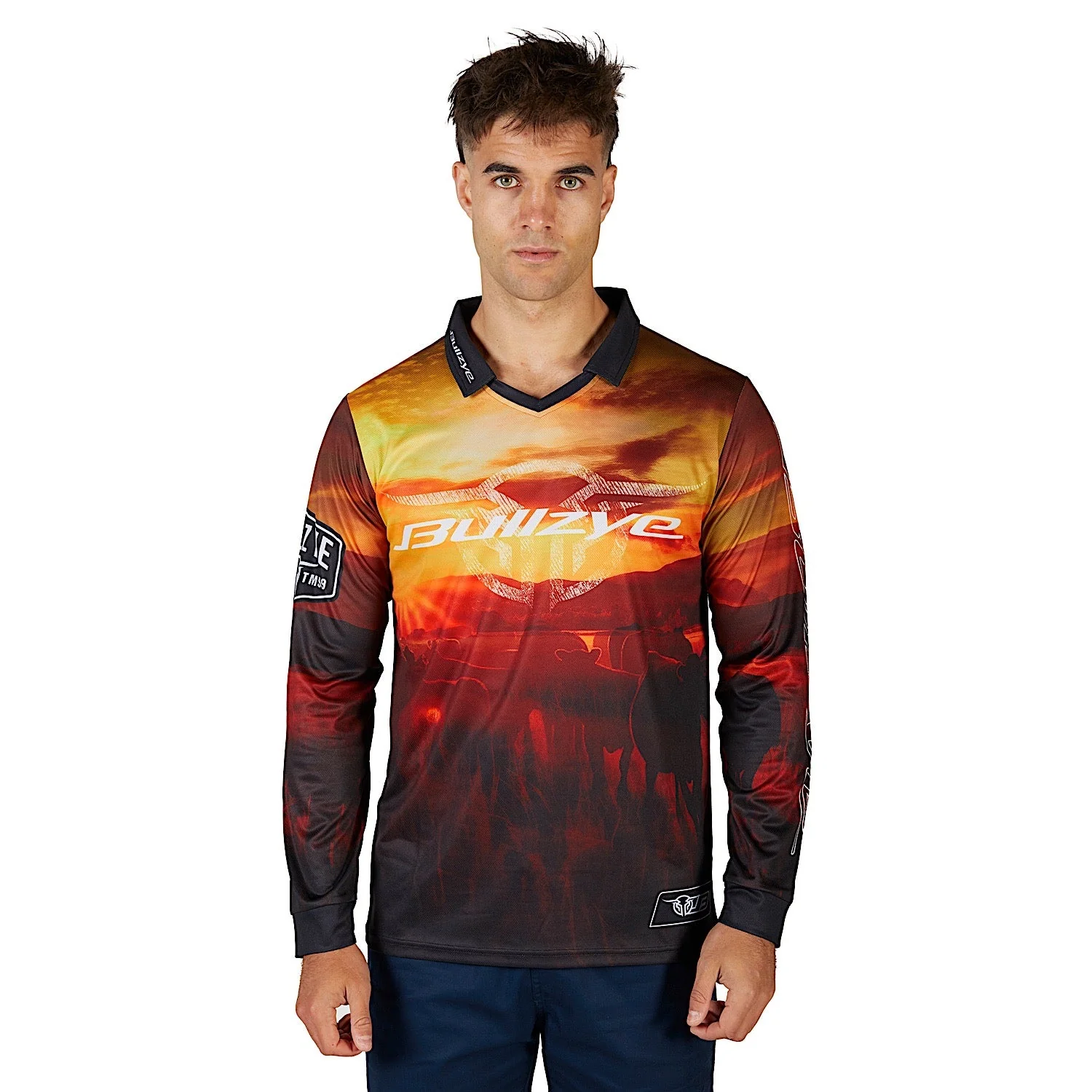 Bullzye Men's Cam Long Sleeve Tee - Multi - Image 2