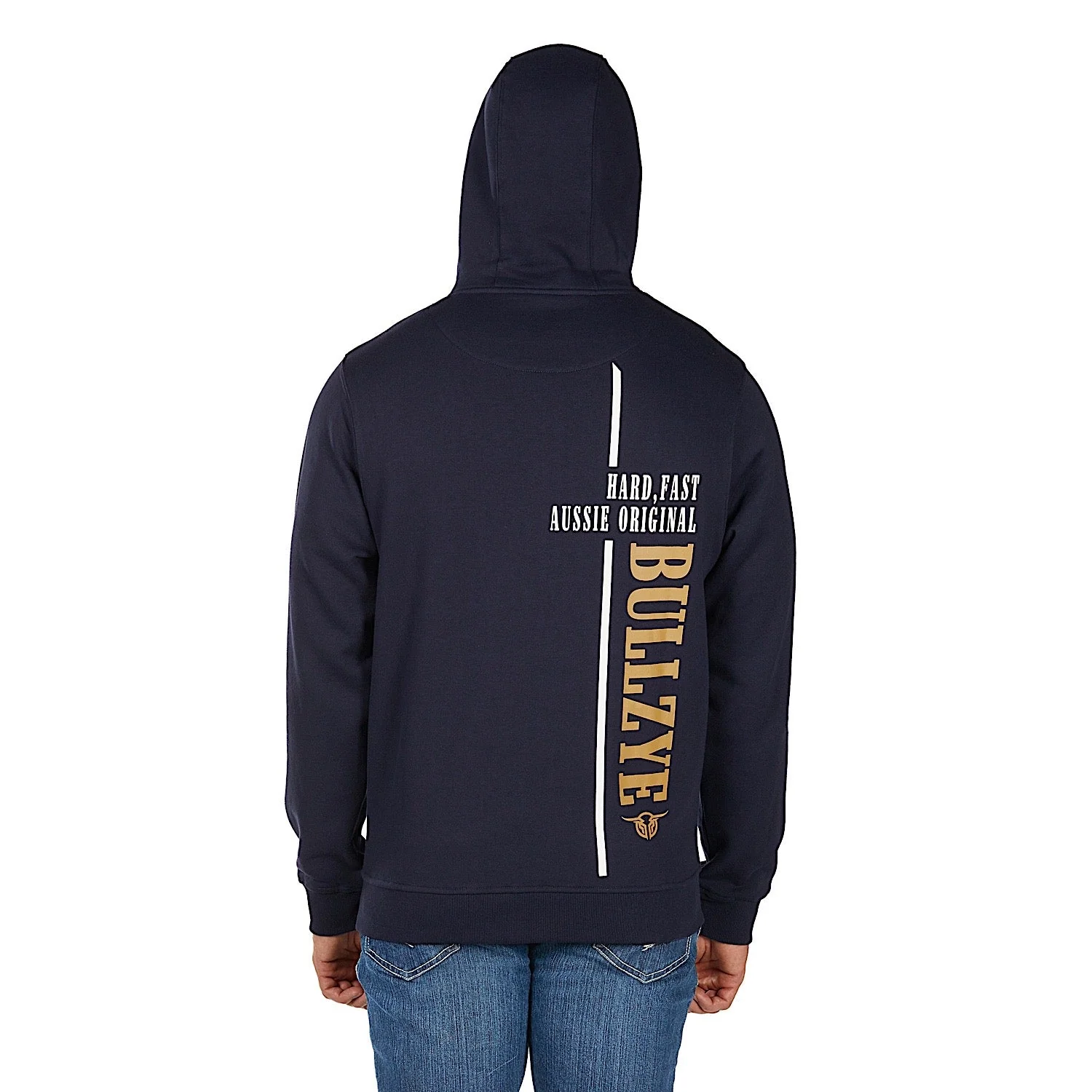 Bullzye Men's Hardy Zip Up Hoodie - Navy - Image 5