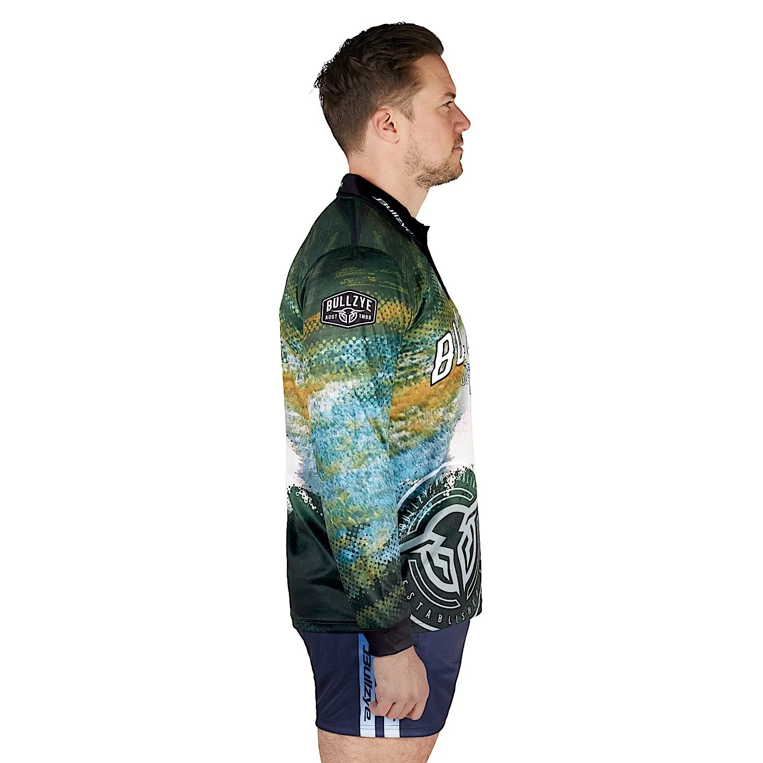 Bullzye Men's Rowdy Long Sleeve Fishing Shirt - Multi - Image 4