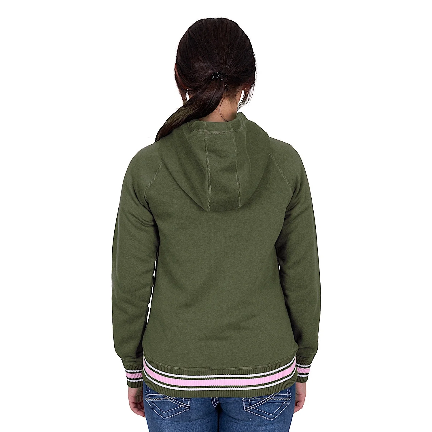 Bullzye Women's Brooks Zip Up Hoodie - Green - Image 2