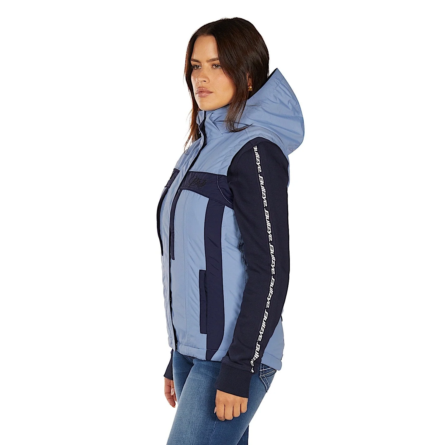 Bullzye Womens Carla Vest Navy/Light Blue - Image 3
