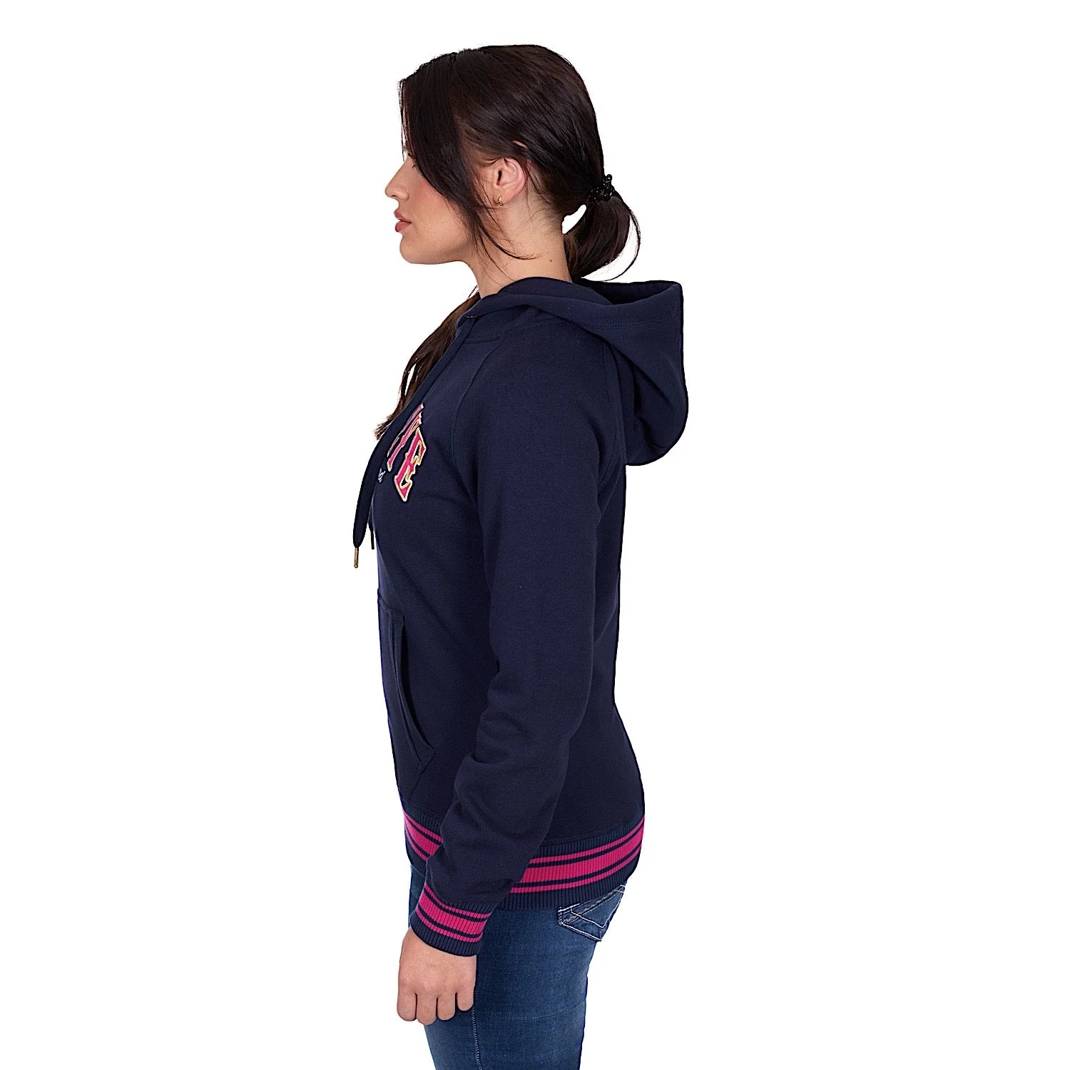 Bullzye Women's Morgan Pullover Hoodie - Navy - Image 2