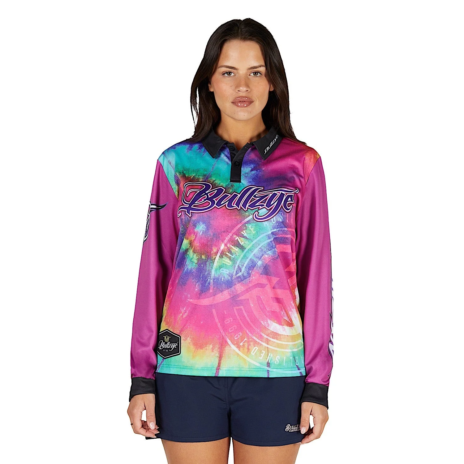 Bullzye Women's Narrative Long Sleeve Fishing Shirt - Multi - Image 2