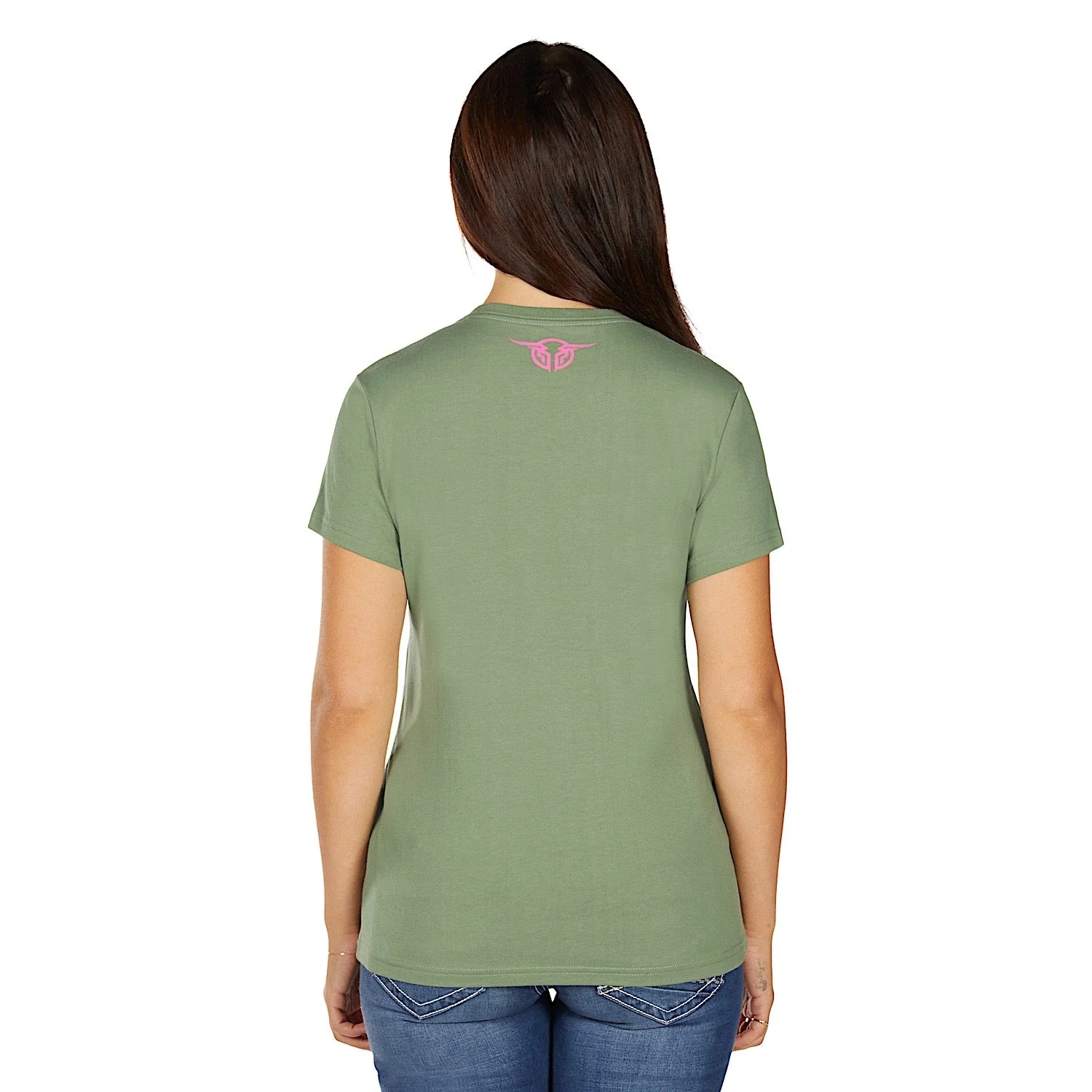 Bullzye Women's Nova Short Sleeve T Shirt - Moss - Image 3