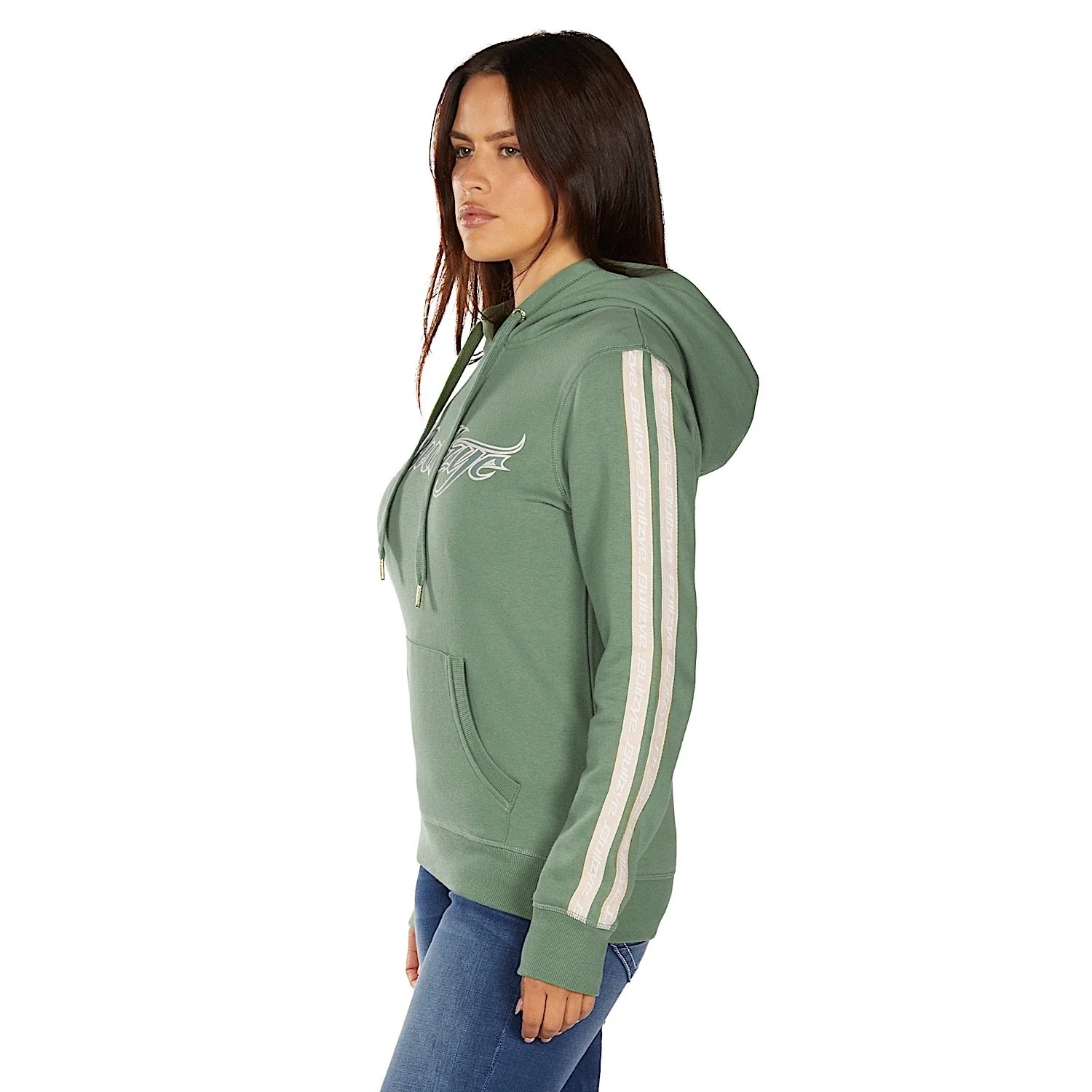 Bullzye Women's Rhea Pullover Hoodie - Moss - Image 4