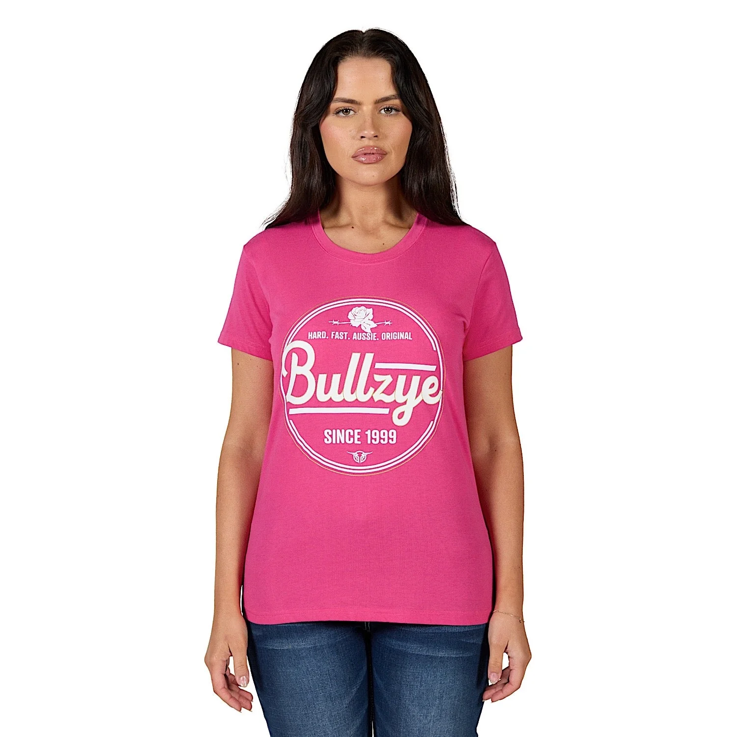 Bullzye Women's Riley Short Sleeve Tee - Berry - Image 2