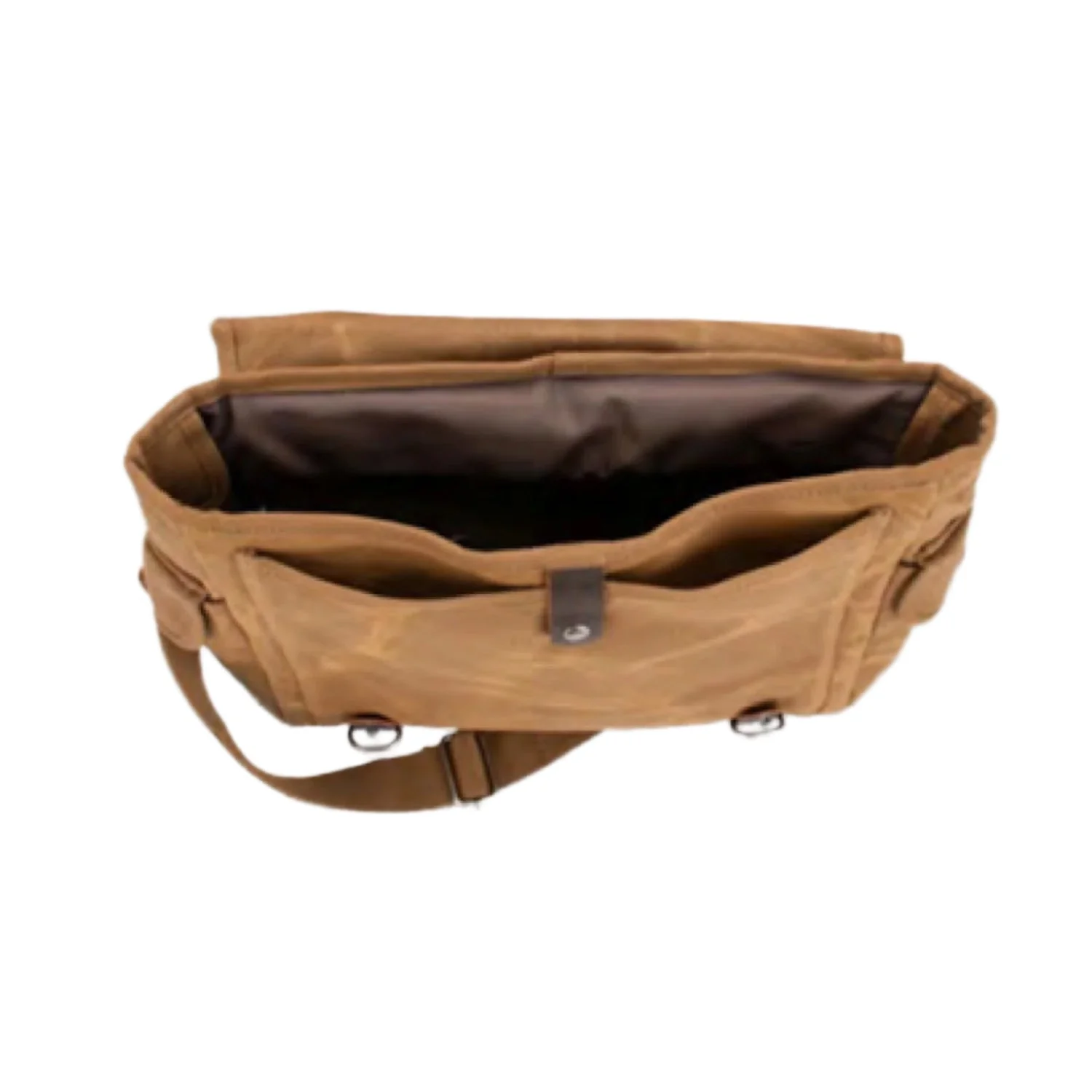 Burke & Wills Kingsford Messenger Bag - Camel - Image 3