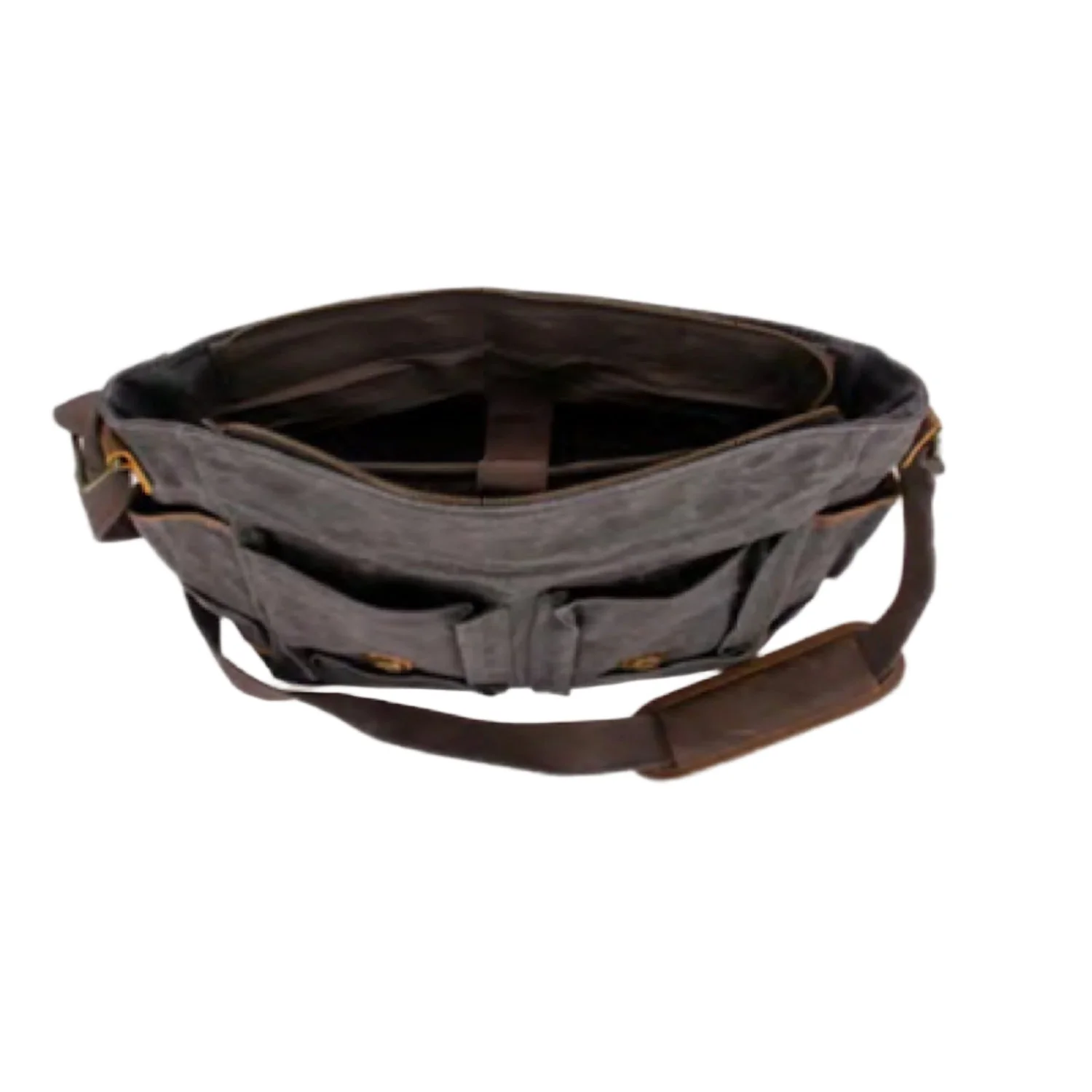 Burke & Wills Lawson Messenger Bag - Grey - Image 3