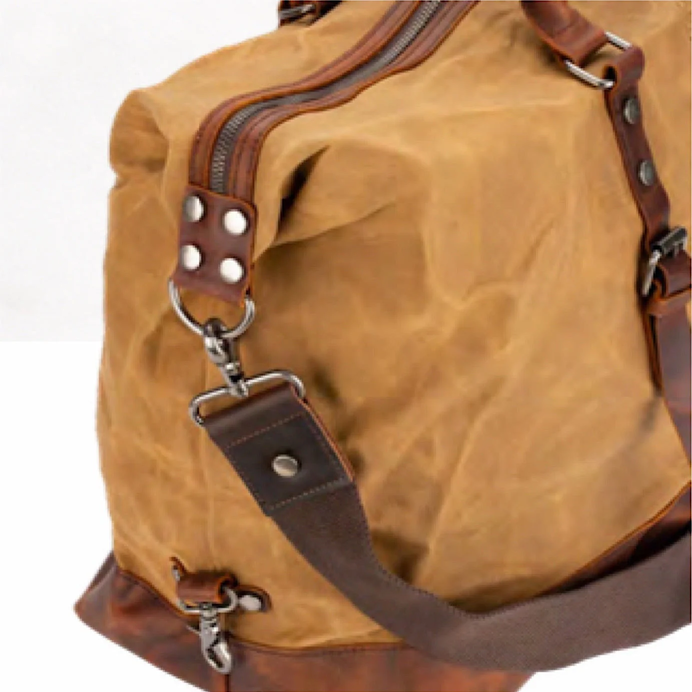 Burke & Wills Macquarie Duffle Bag - Camel - Image 3