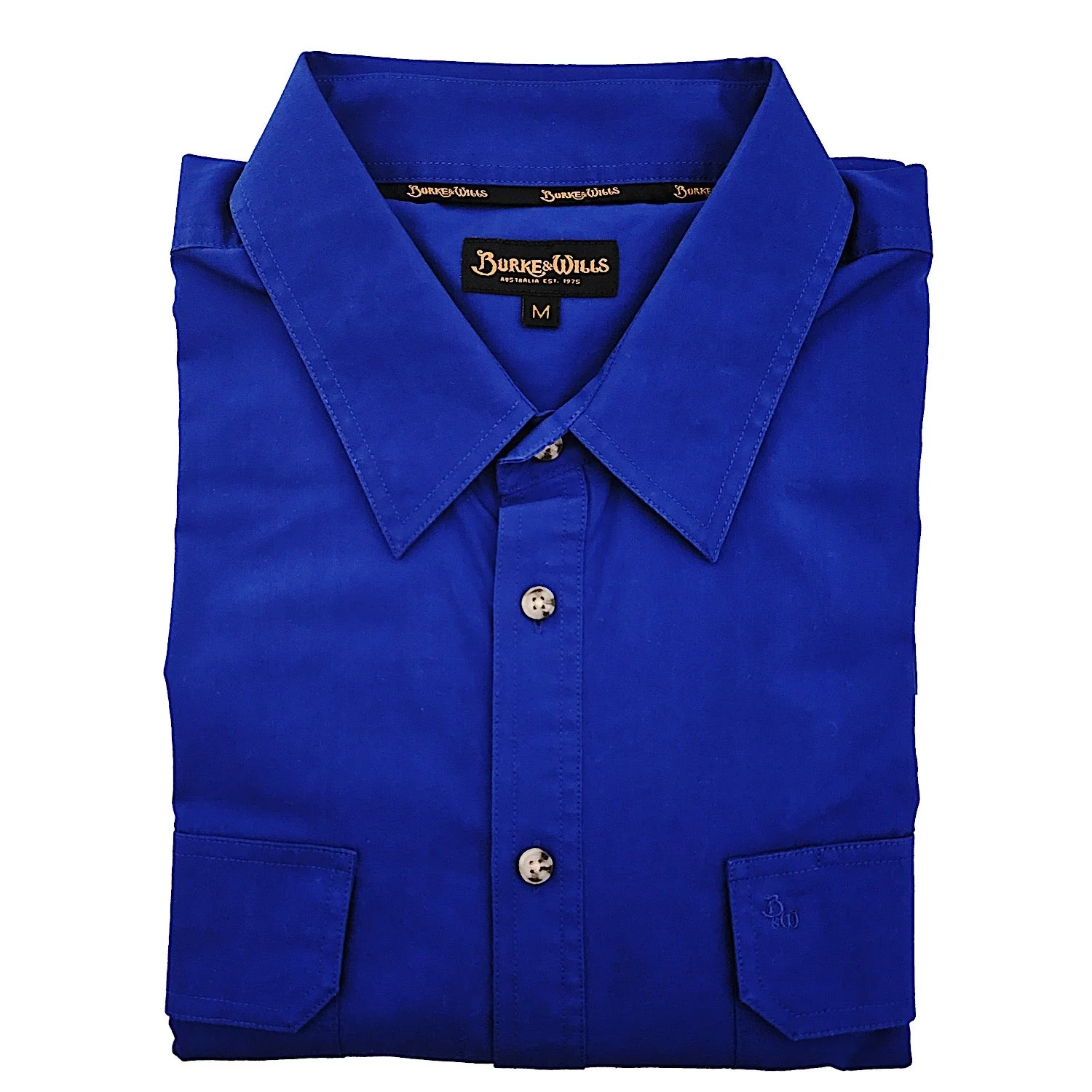 Burke & Wills Men's Capricorn Shirt - Royal Blue