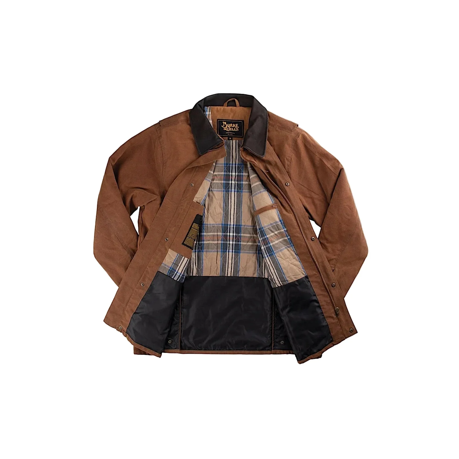 Burke & Wills Men's Darwin Jacket - Dark Camel - Image 3