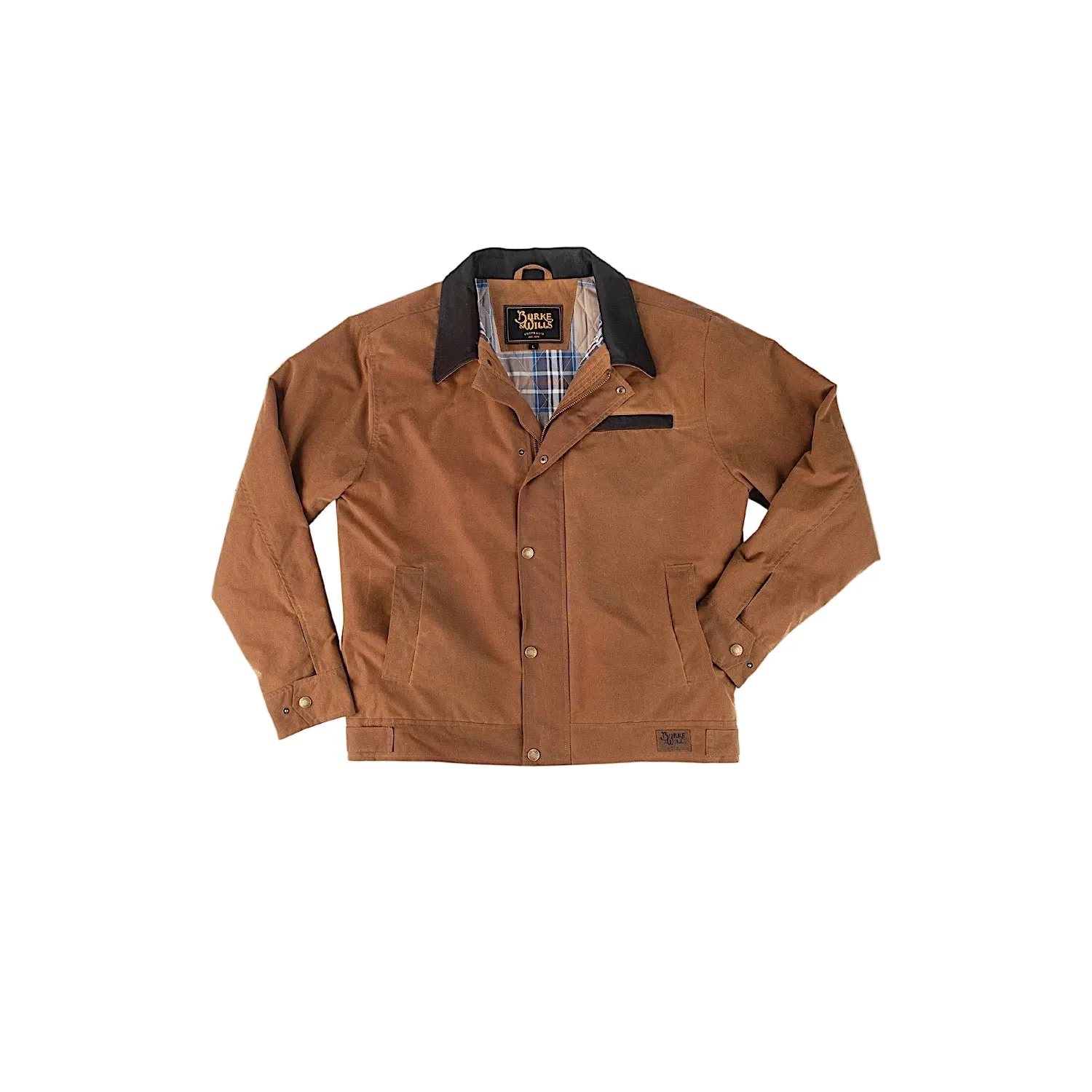 Burke & Wills Men's Swan Hill Bomber Jacket - Dark Camel