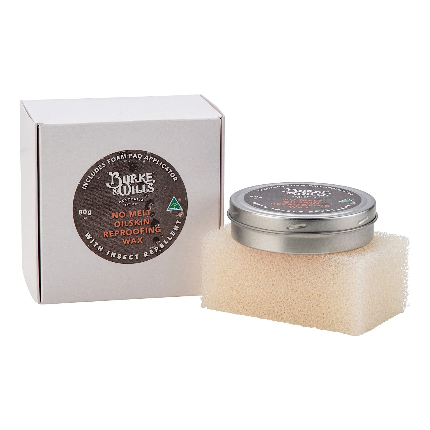 Burke & Wills Oilskin Reproofing Wax Pack 80gm