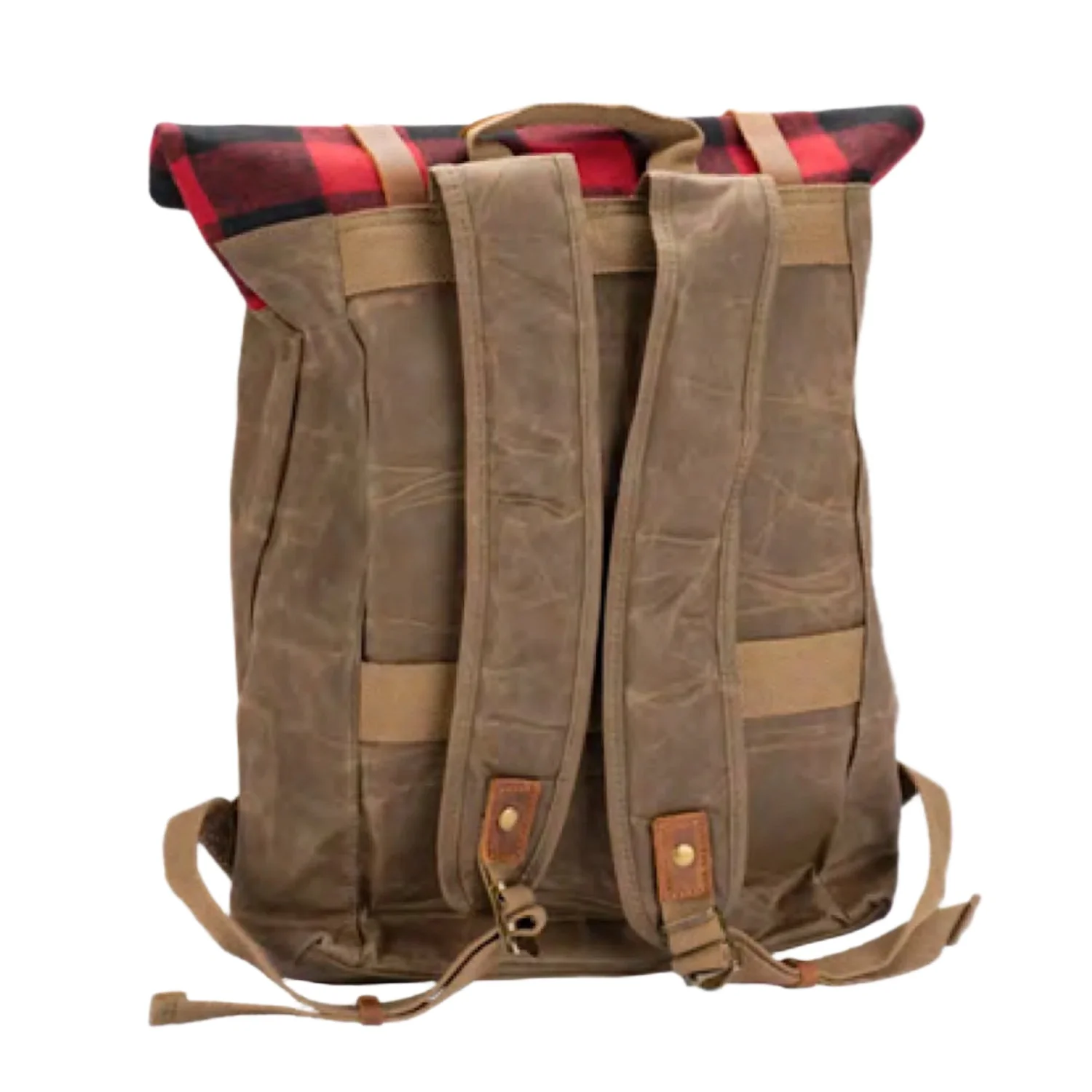 Burke & Wills Portland Back Pack - Army Green - Image 2