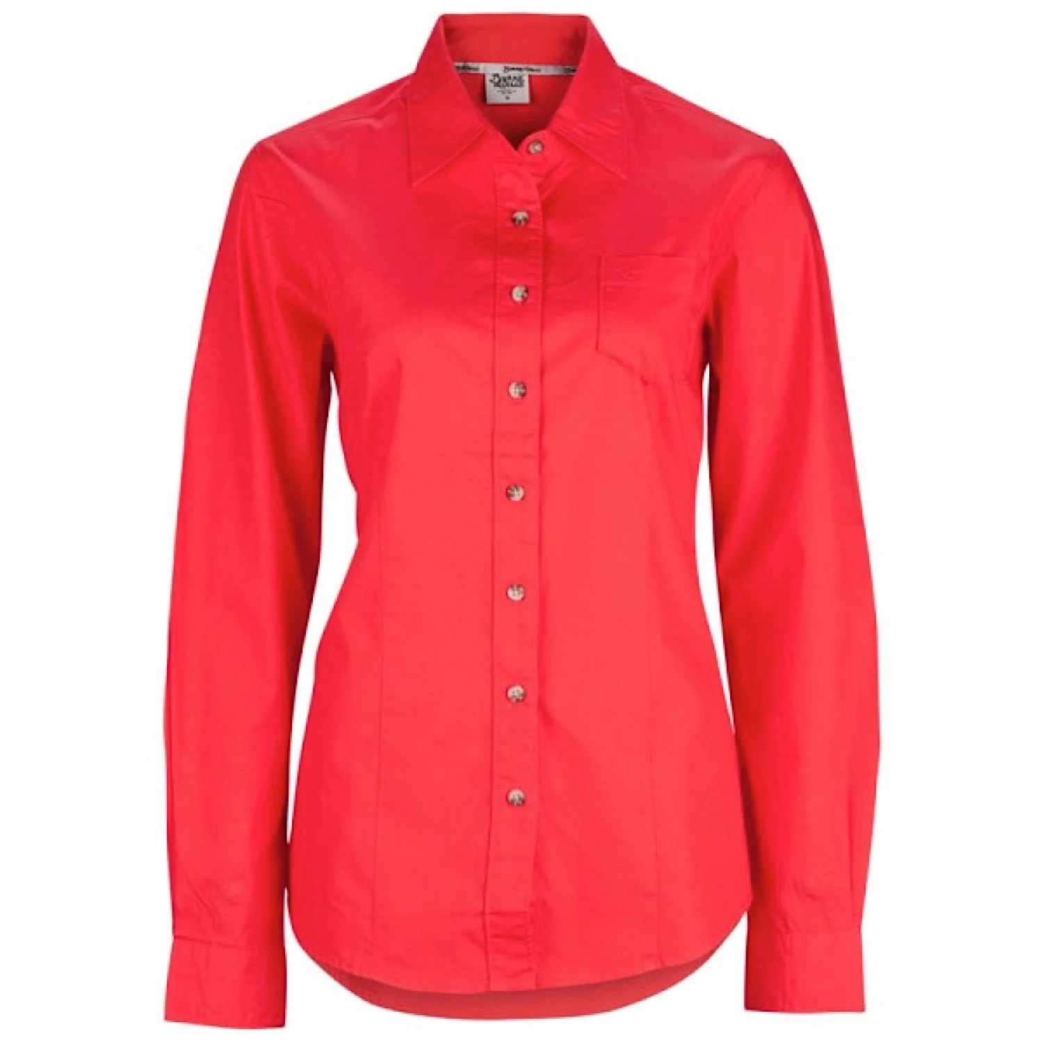 Burke & Wills Womens Collins Shirt Orange Crush