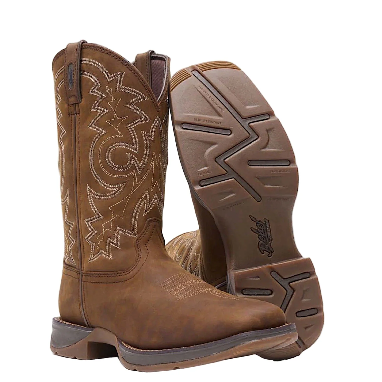 Durango Men's Rebel Pull-on Western Boot - Brown - Image 5