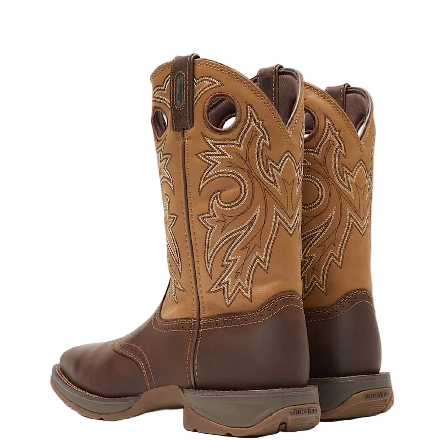 Durango Men's Rebel Saddle Up Western Boot - Brown/Tan - Image 2