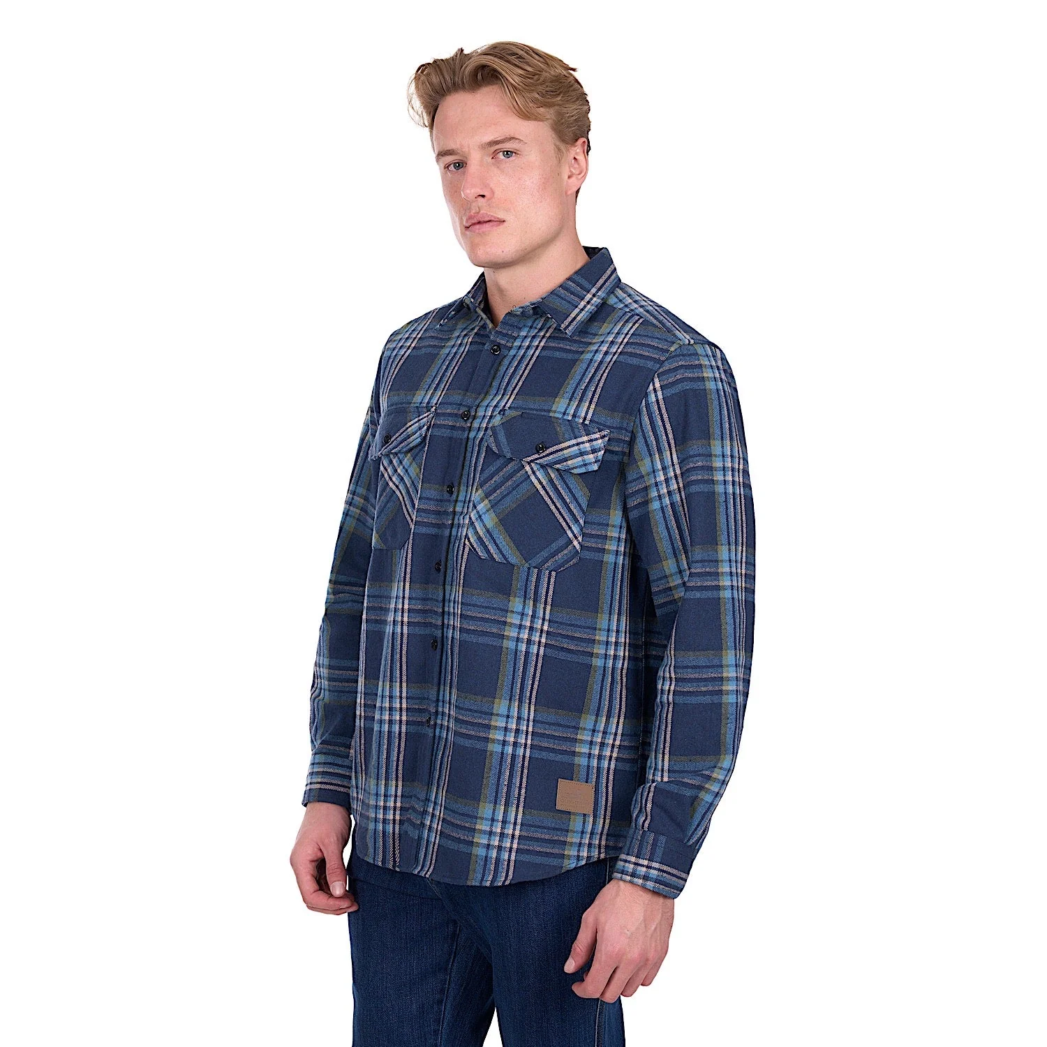 Dux-Bak by Thomas Cook Men's Miles Thermal Shirt - Navy/Teal