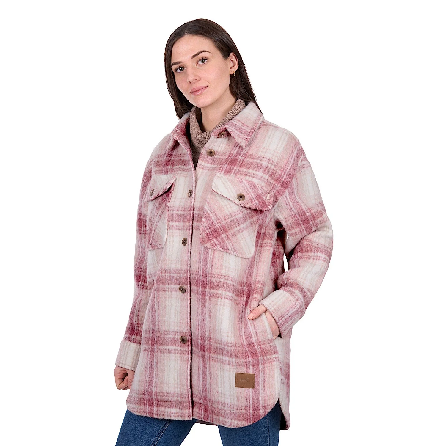 Dux-Bak by Thomas Cook Women's Elk Overshirt - Pink
