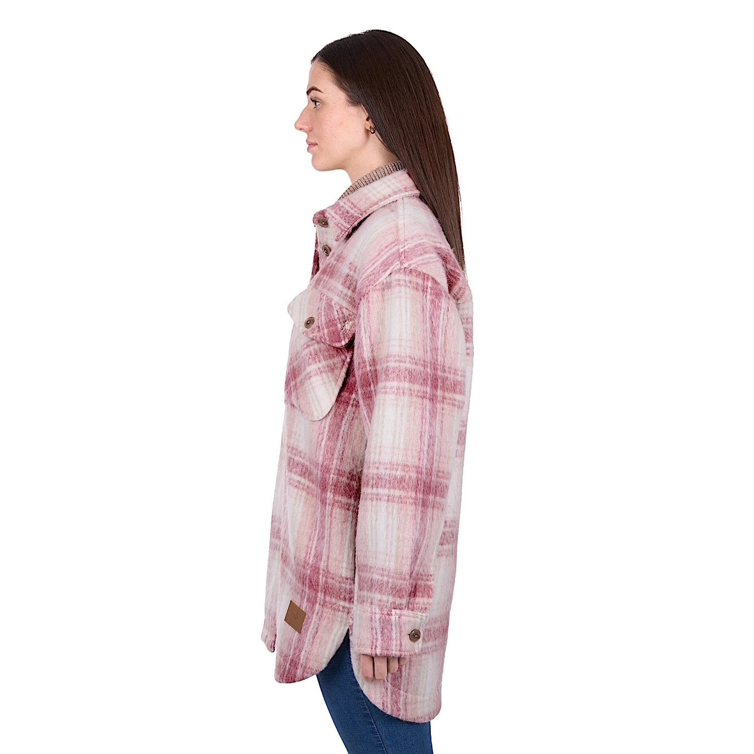 Dux-Bak by Thomas Cook Women's Elk Overshirt - Pink - Image 3