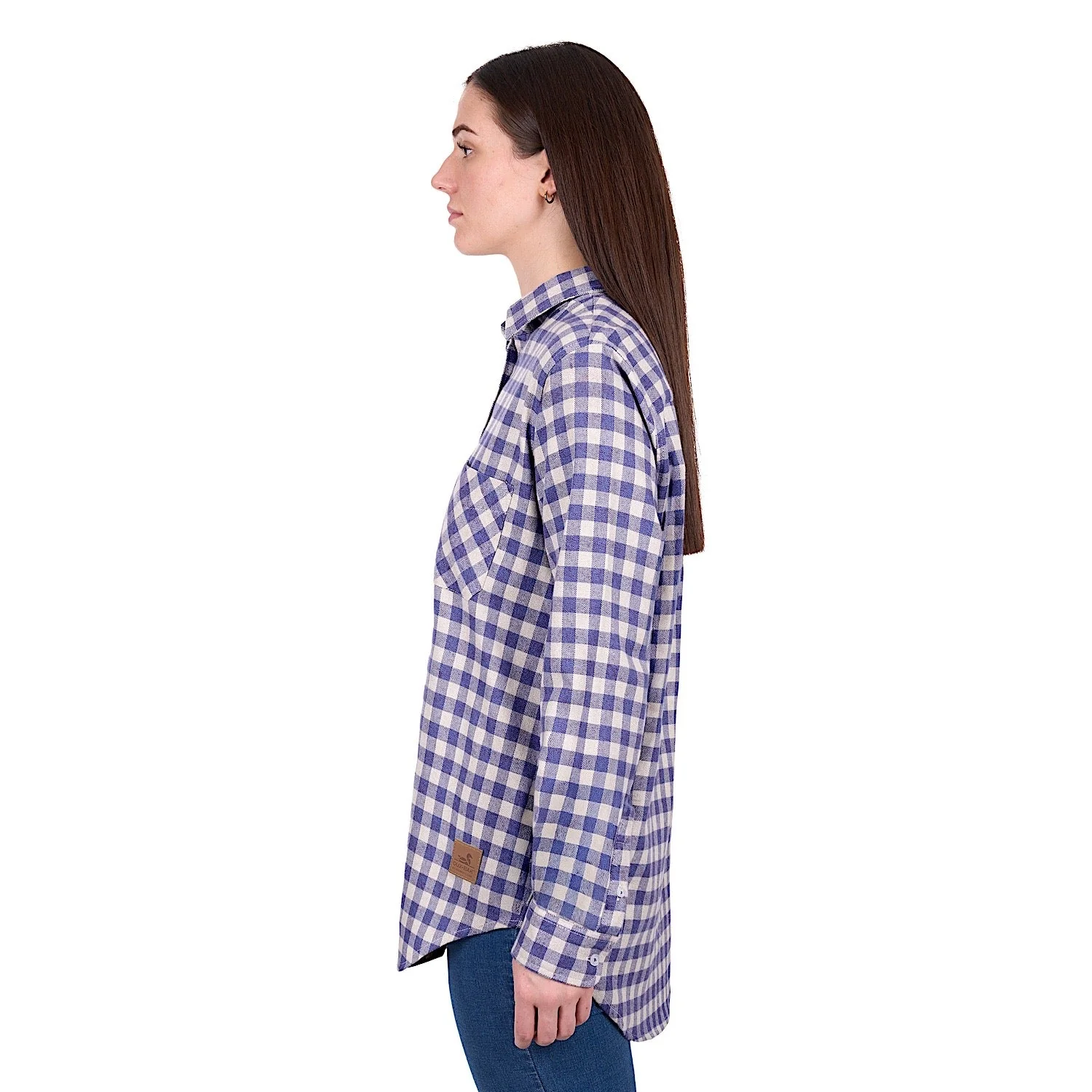 Dux-Bak by Thomas Cook Women's Joyce Thermal Shirt - Purple/White - Image 3