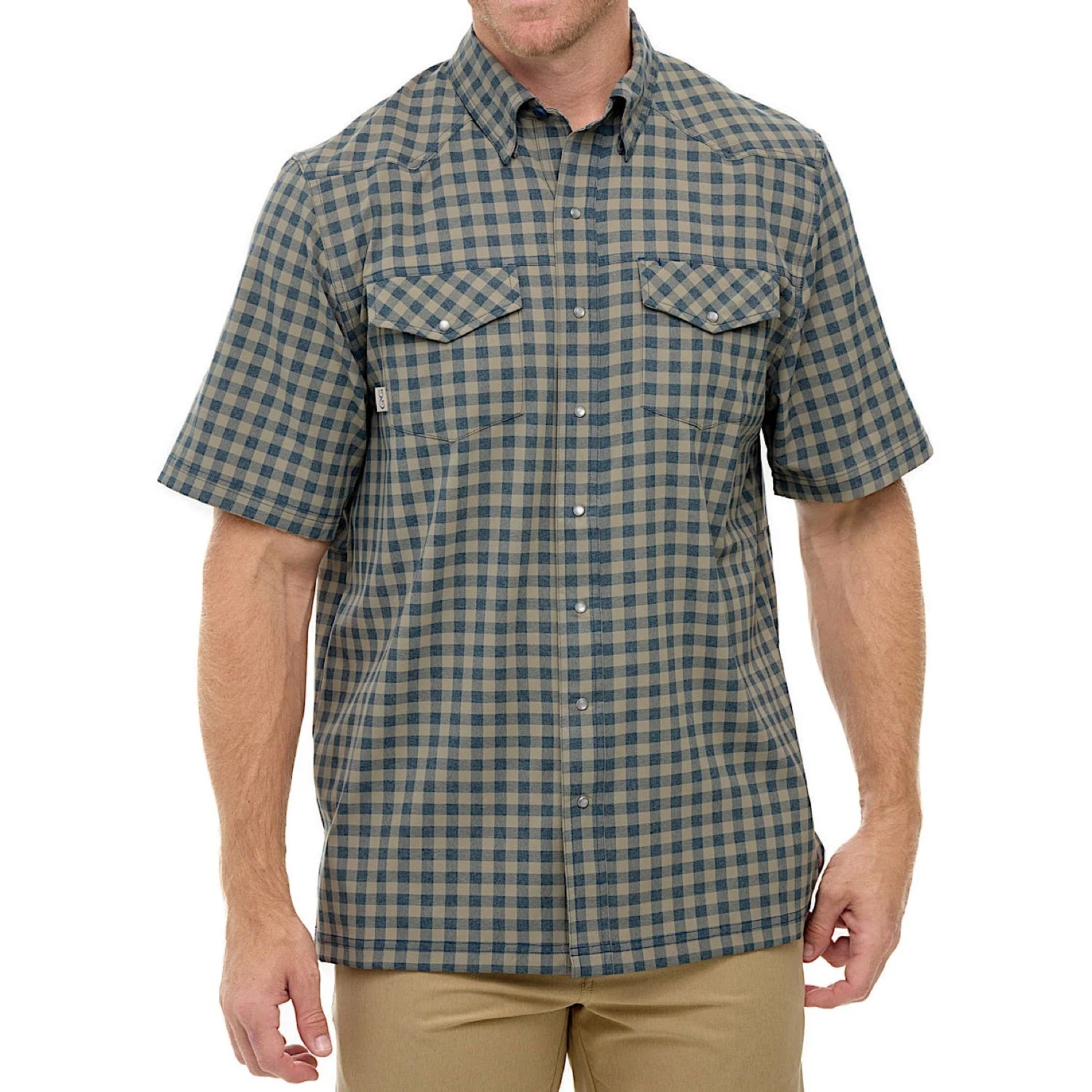 GameGuard Men's Shirt Short Sleeve Pearl Snap - Mesquite