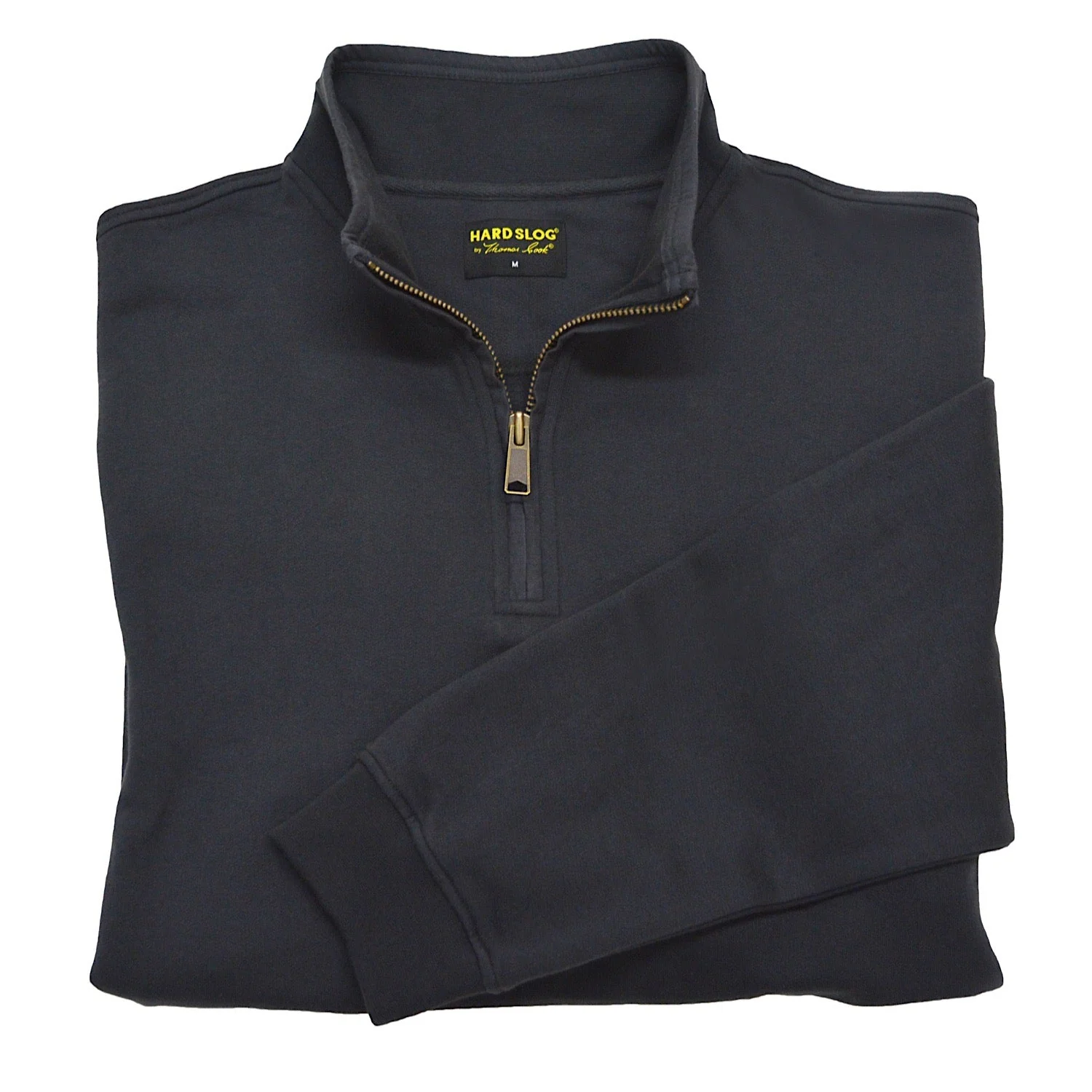 Hard Slog Men's 1/4 Zip Fleece Top - Charcoal - Image 2