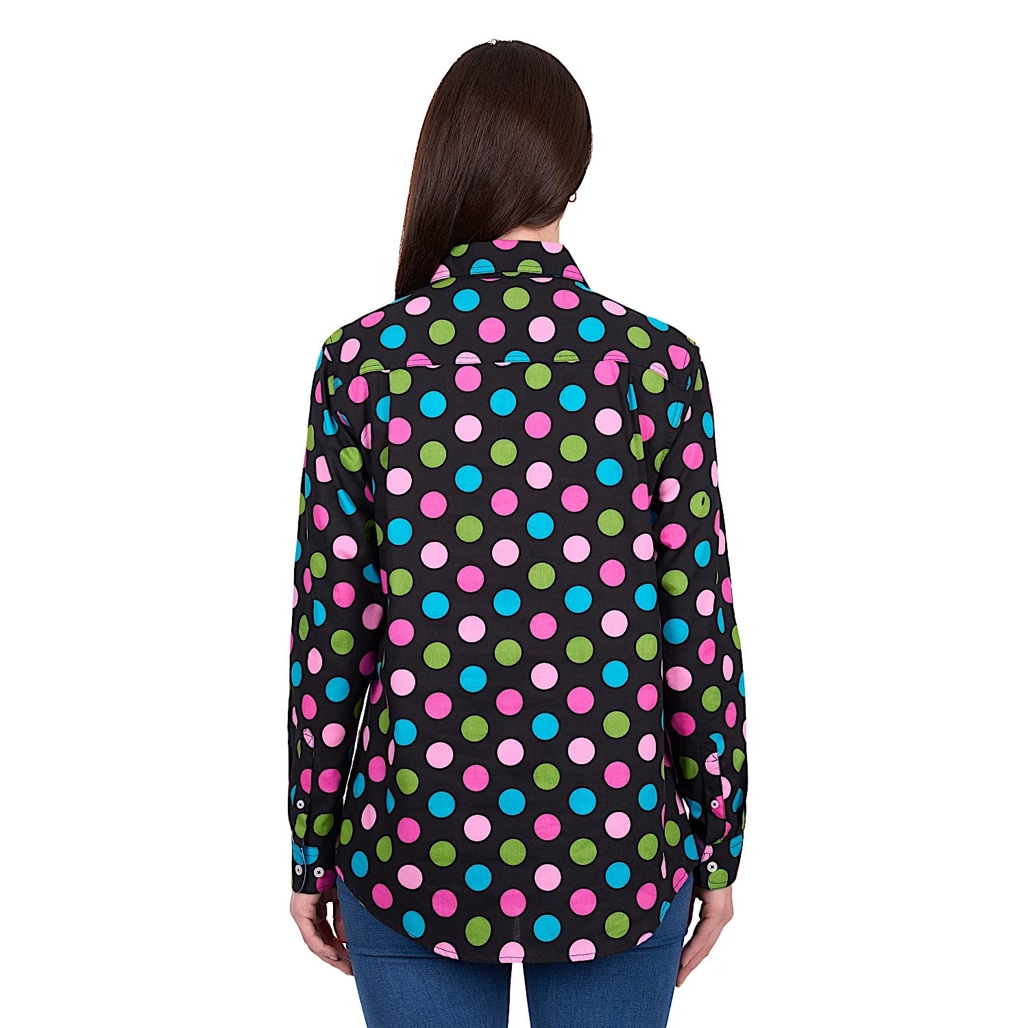 Hard Slog Women's Rena 1/2 Placket Shirt - Multi - Image 4