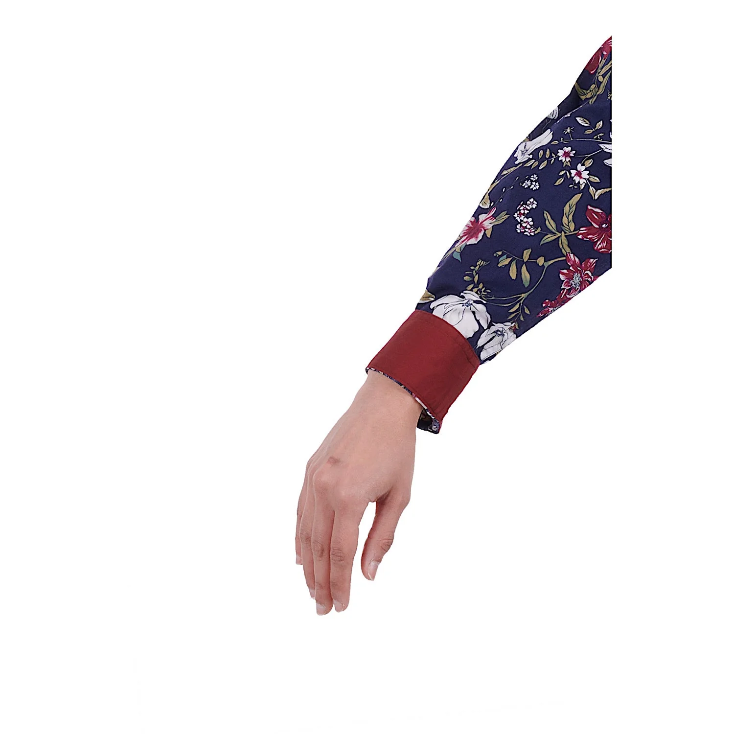 Hard Slog Womens Sarah Full Placket Shirt Navy - Image 5