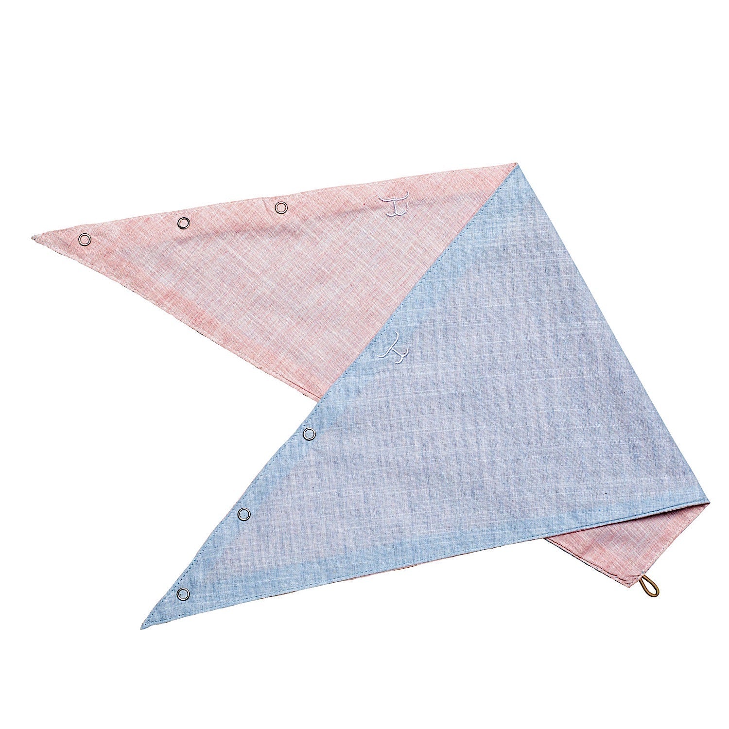 Just Country Carlee Double Sided Scarf - Powder Pink/Powder Blue - Image 2