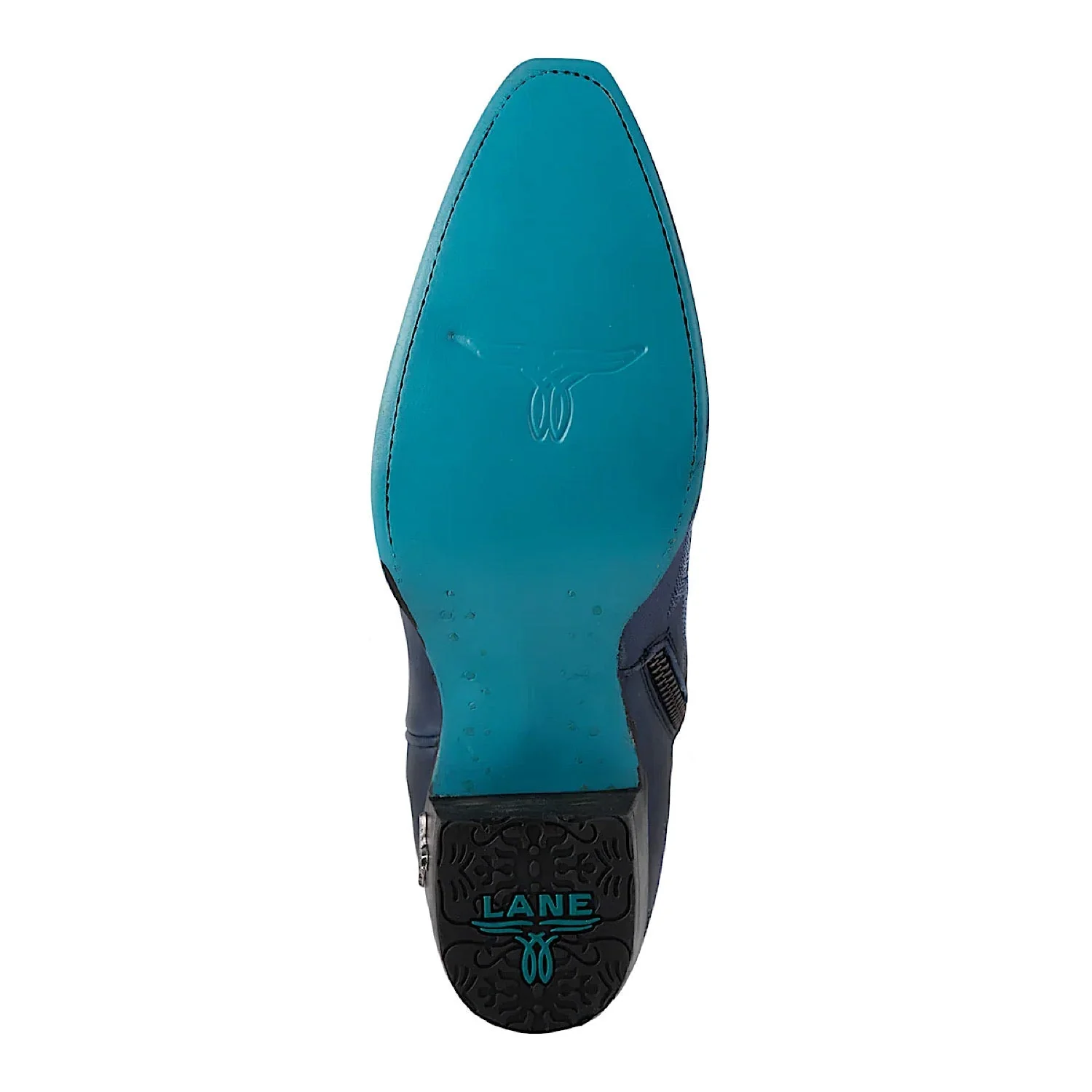Lane Boots Lexington Knee High Corset - Midnight Navy - Image 9