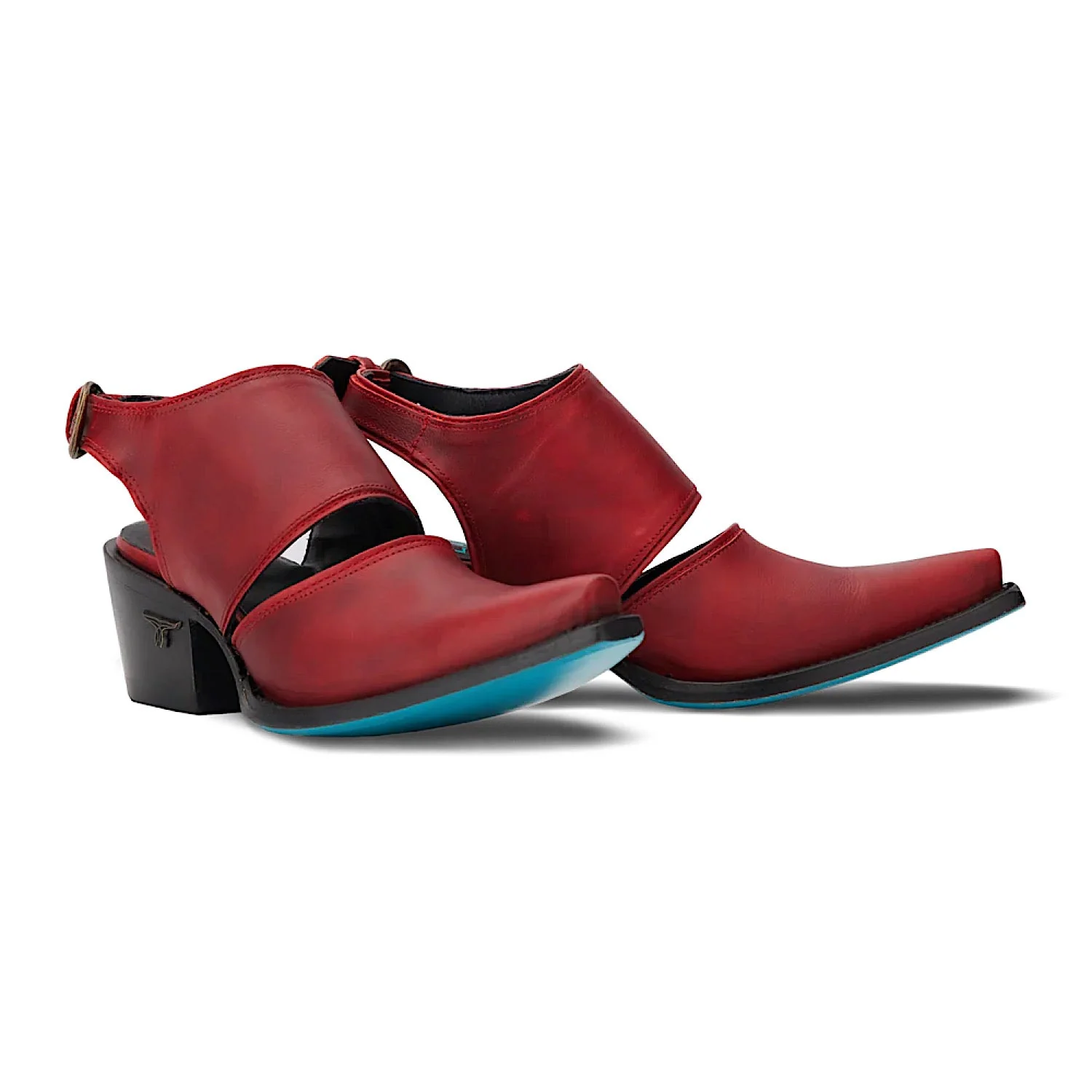 Lane Boots Plain Jane Slingback Mule - Smoldering Ruby