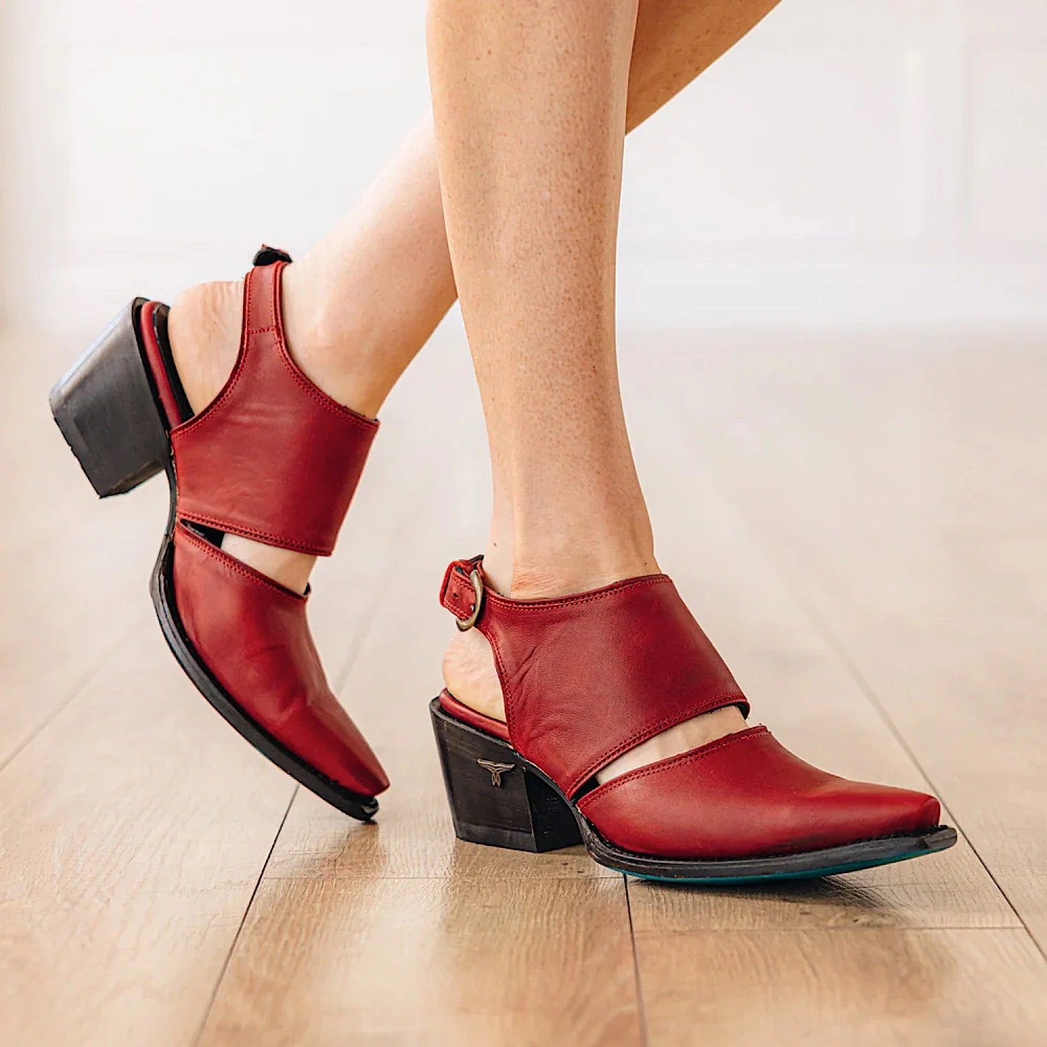 Lane Boots Plain Jane Slingback Mule - Smoldering Ruby - Image 2