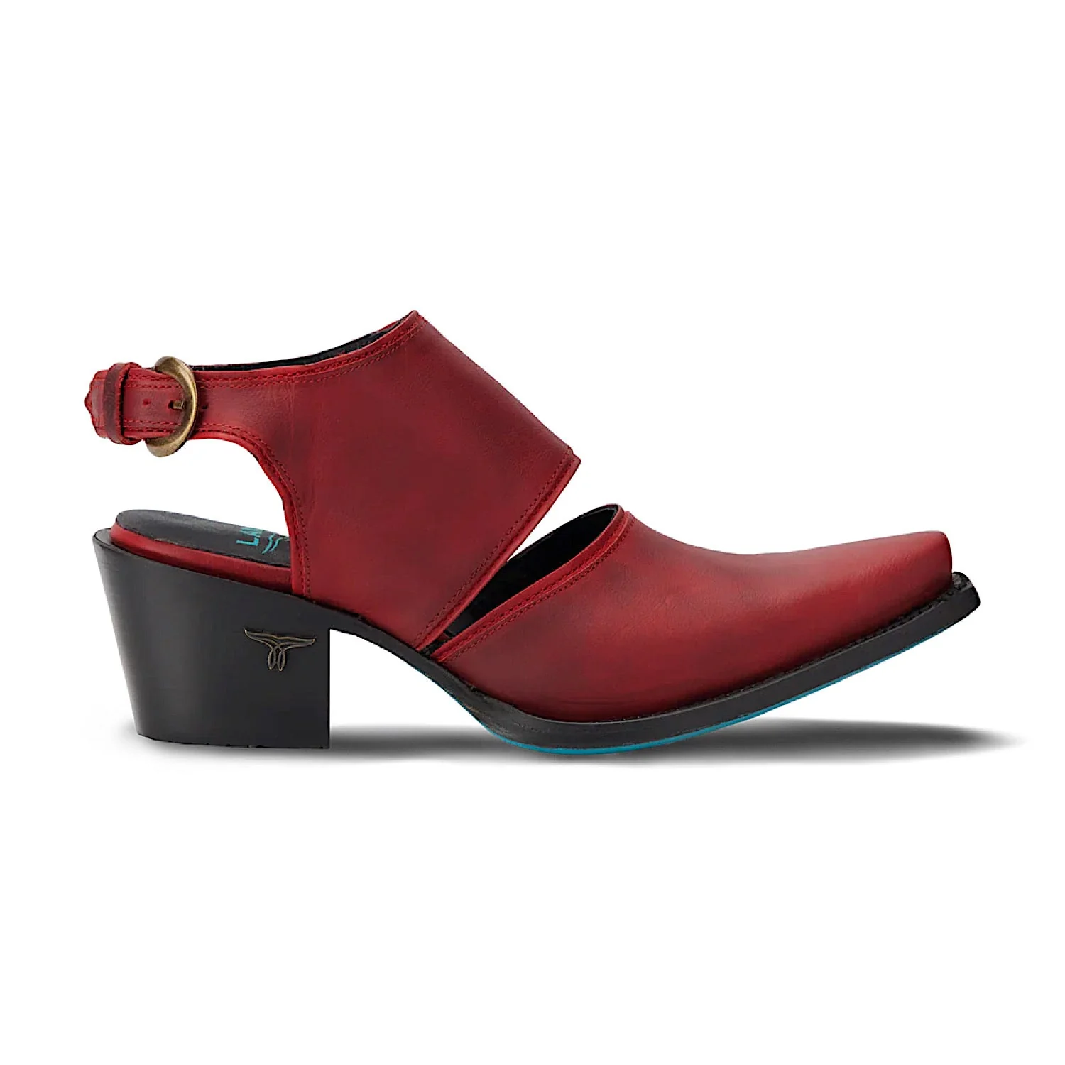 Lane Boots Plain Jane Slingback Mule - Smoldering Ruby - Image 4