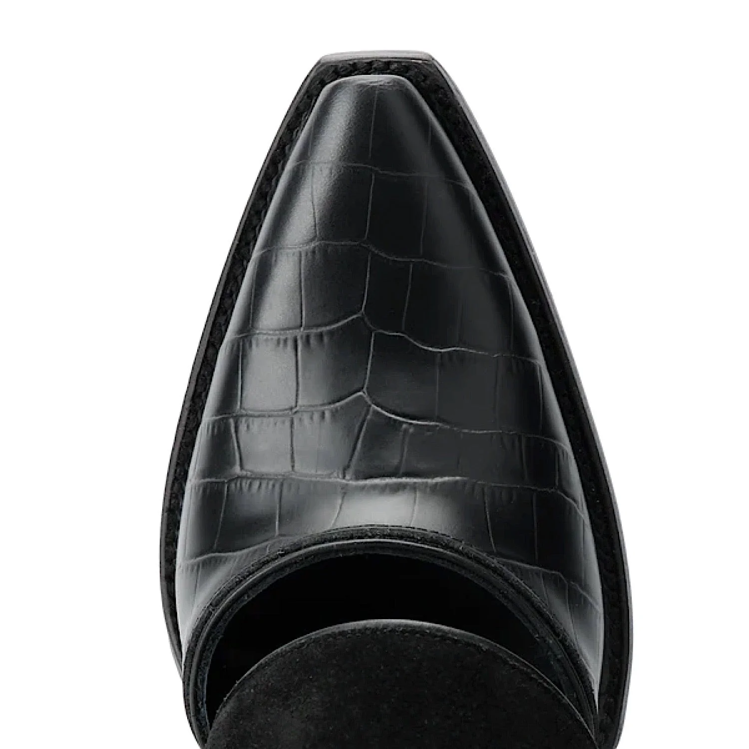 Lane Boots Plain Jane Slingback - Soft Black Suede - Image 3