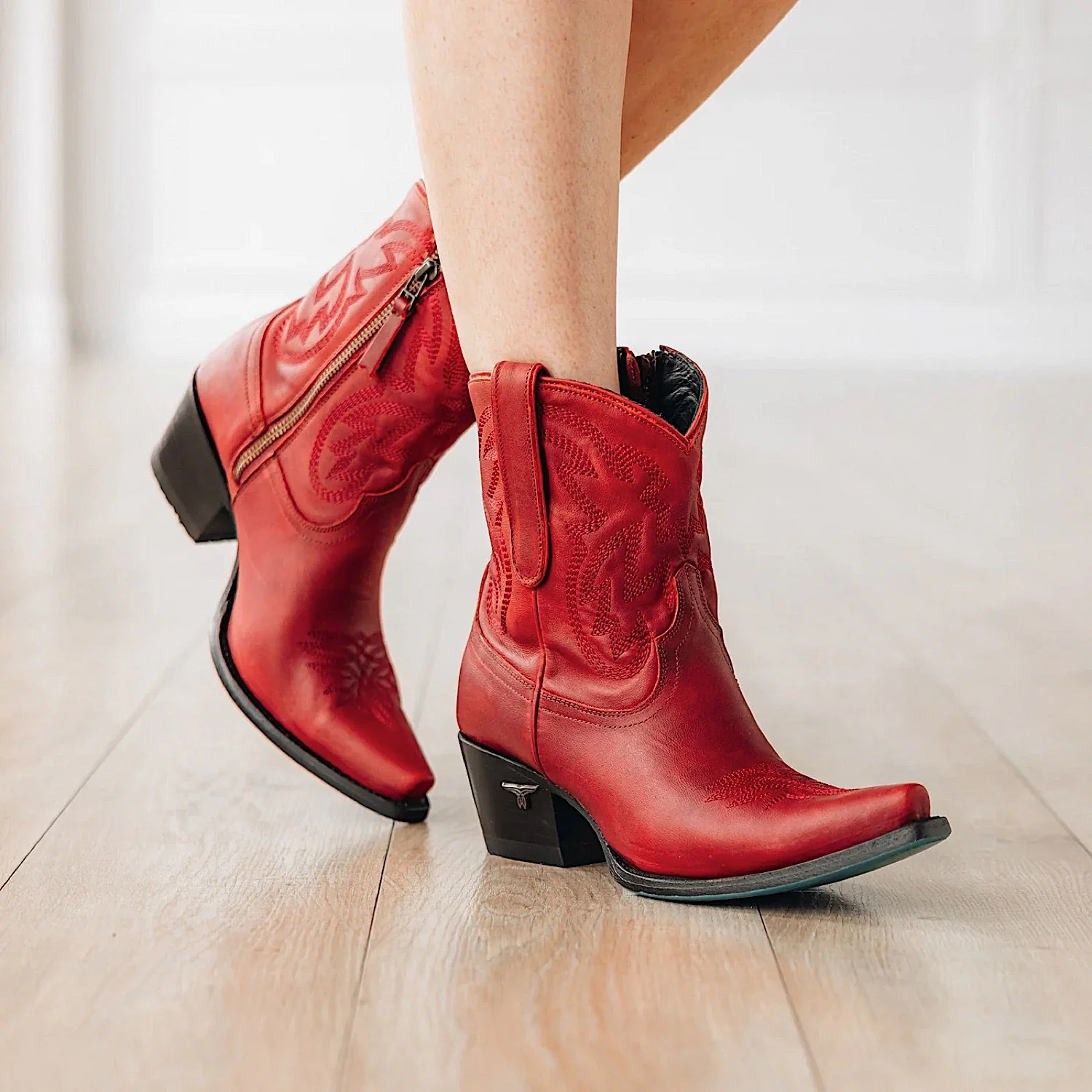 Lane Boots Smokeshow Bootie - Smoldering Ruby - Image 2