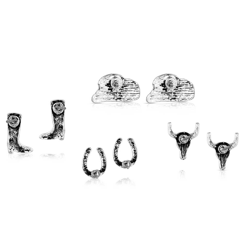 Montana Silversmiths Boot Scootin Post Earring Set - Image 2