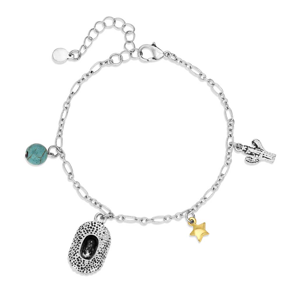 Montana Silversmiths Country Connections Light Hearted Charms Bracelet - Image 2