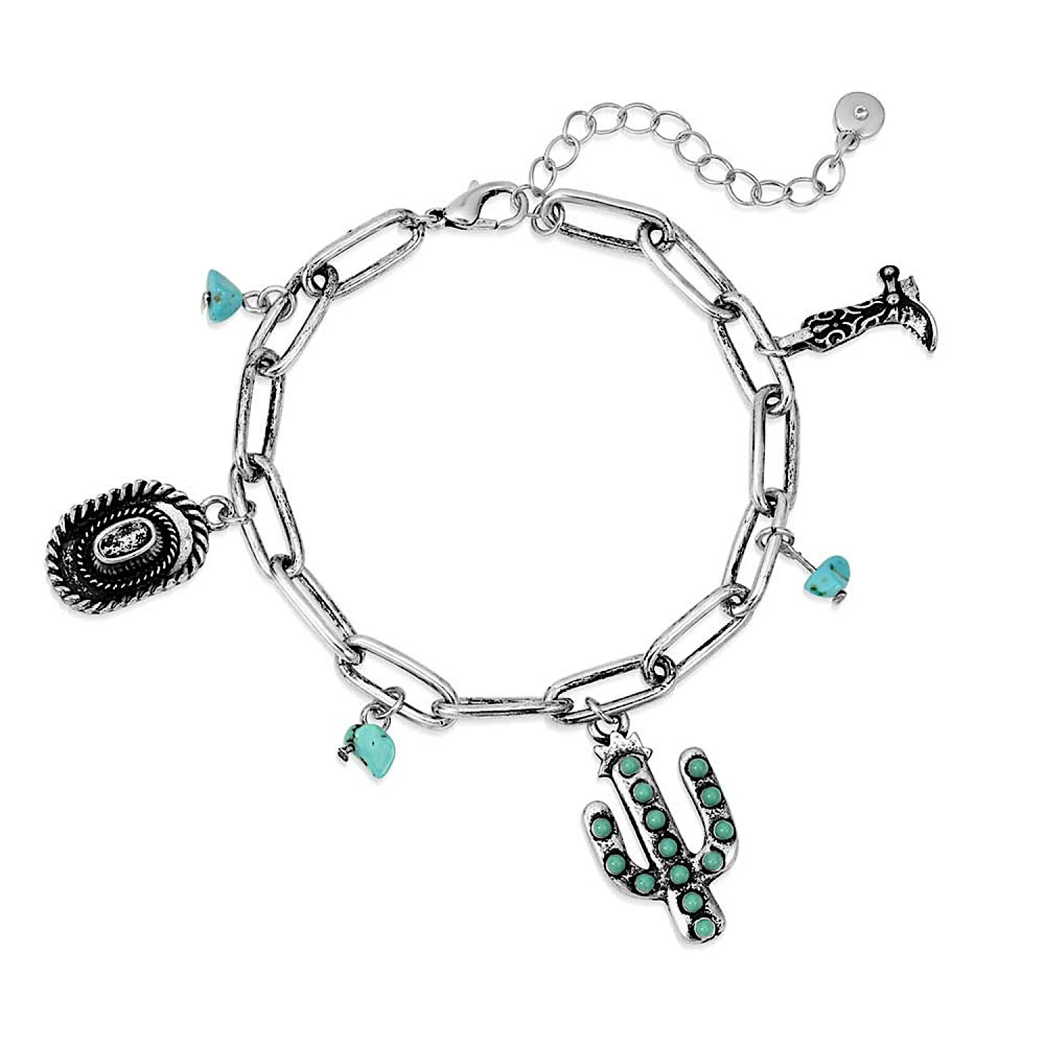 Montana Silversmiths Cowgirl Charm Bracelet - Image 2