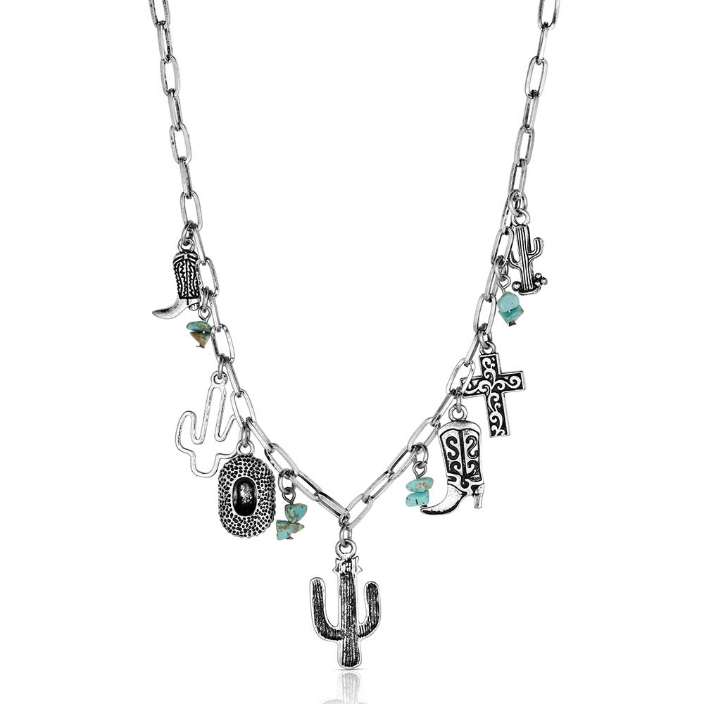 Montana Silversmiths Cowgirl Charm Necklace - Image 2