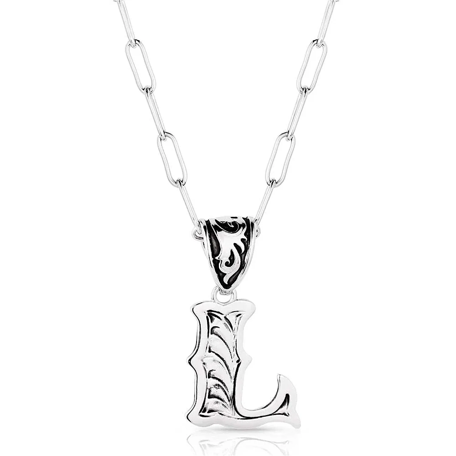 Montana Silversmiths Western Initial Necklace - Image 14