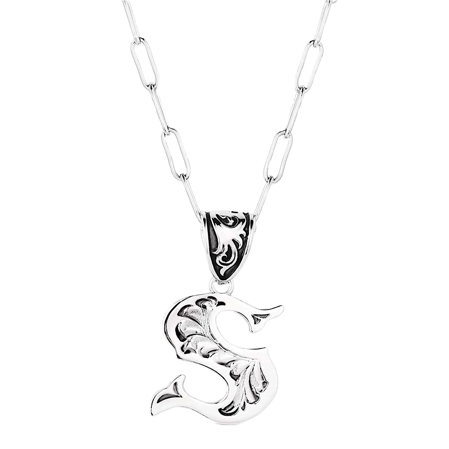 Montana Silversmiths Western Initial Necklace - Image 19
