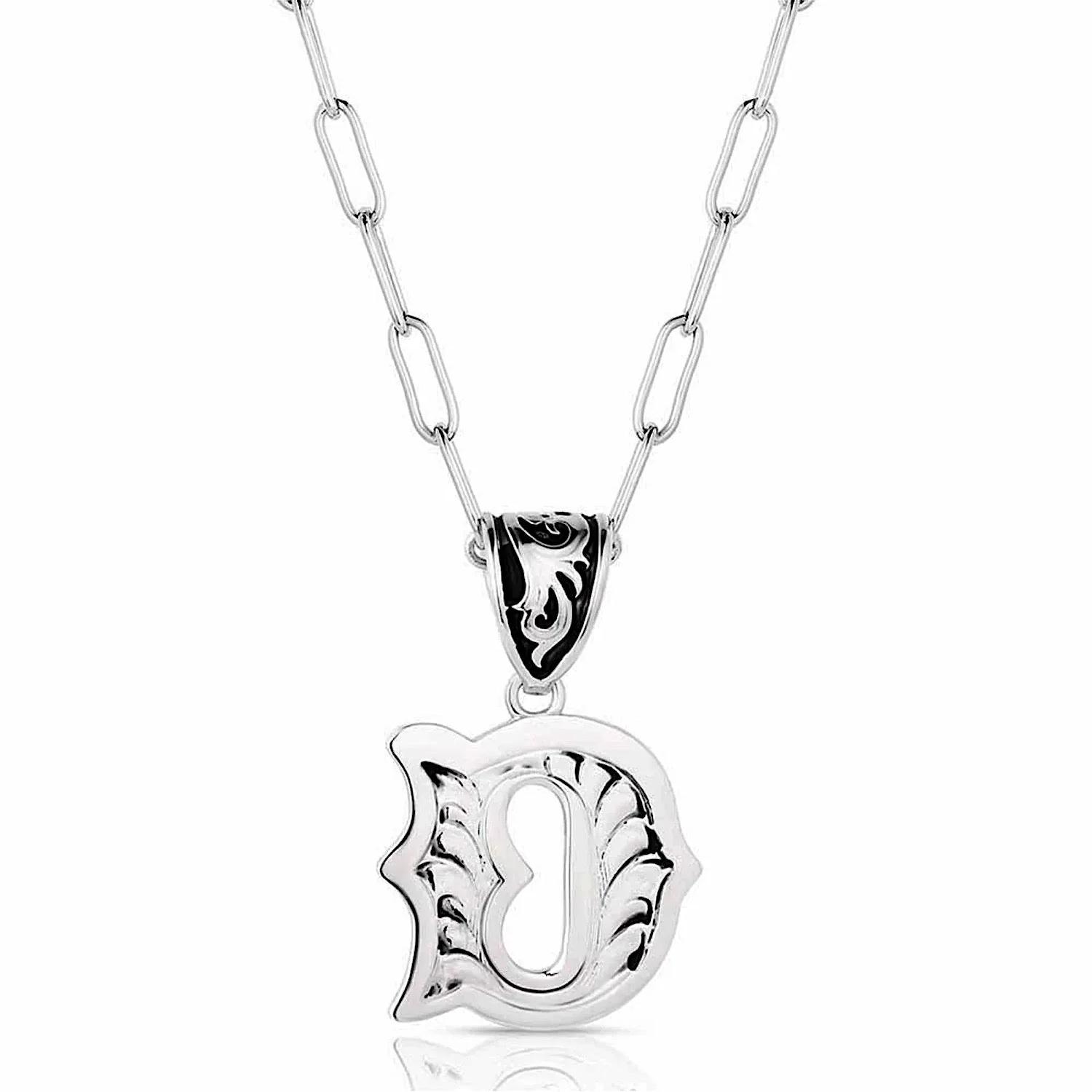 Montana Silversmiths Western Initial Necklace - Image 6