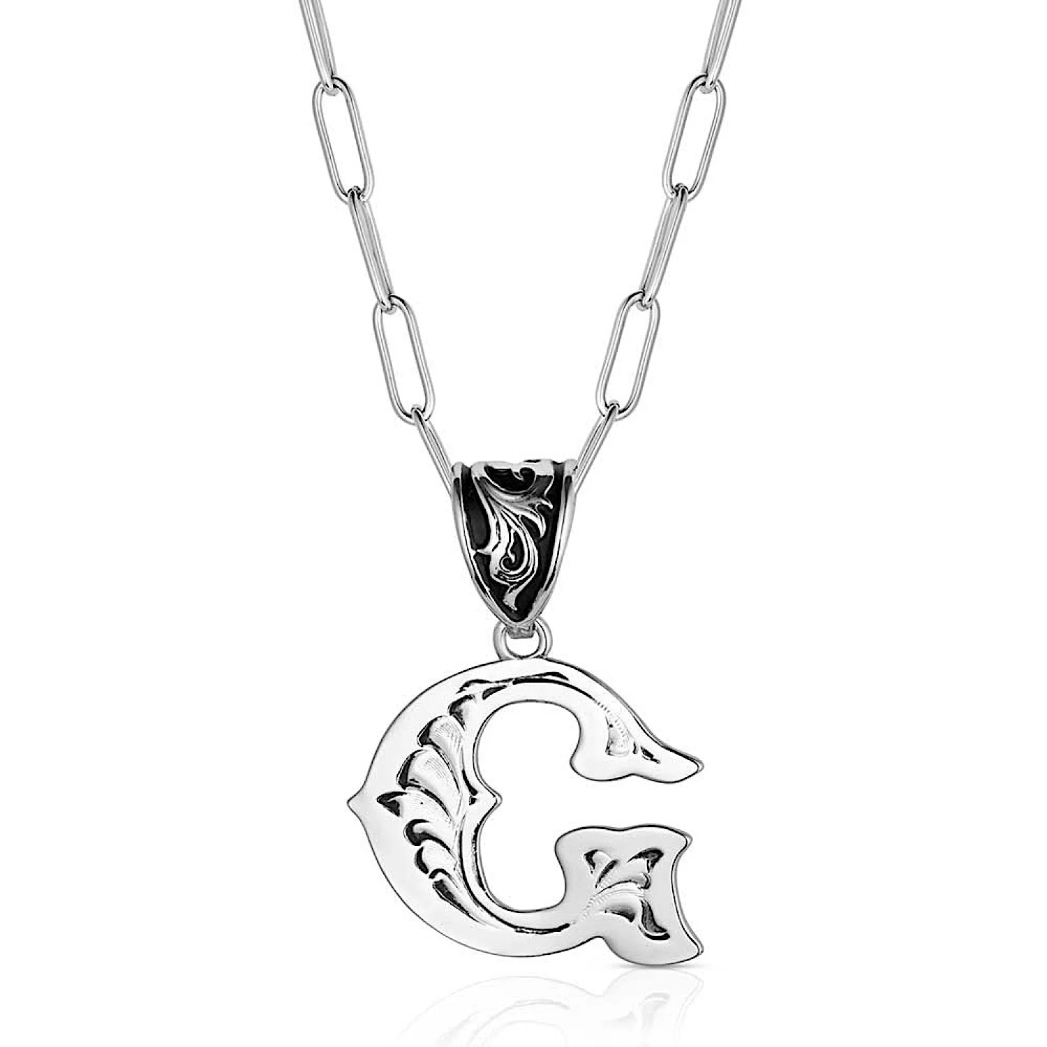 Montana Silversmiths Western Initial Necklace - Image 9