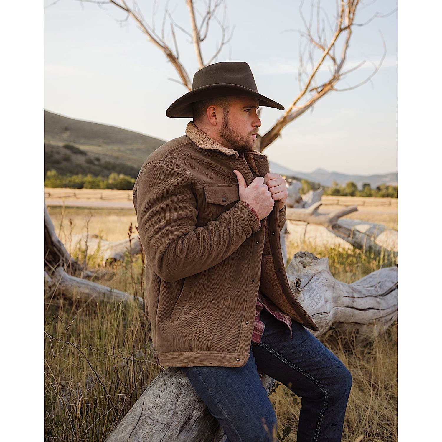 Outback Trading Men's Cillian Jacket - Brown - Image 2
